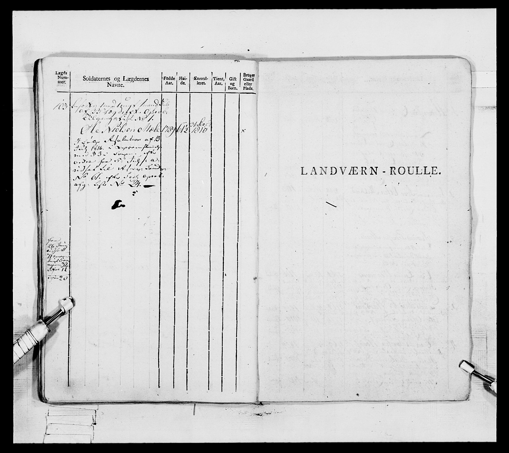 Generalitets- og kommissariatskollegiet, Det kongelige norske kommissariatskollegium, AV/RA-EA-5420/E/Eh/L0083a: 2. Trondheimske nasjonale infanteriregiment, 1810, s. 280