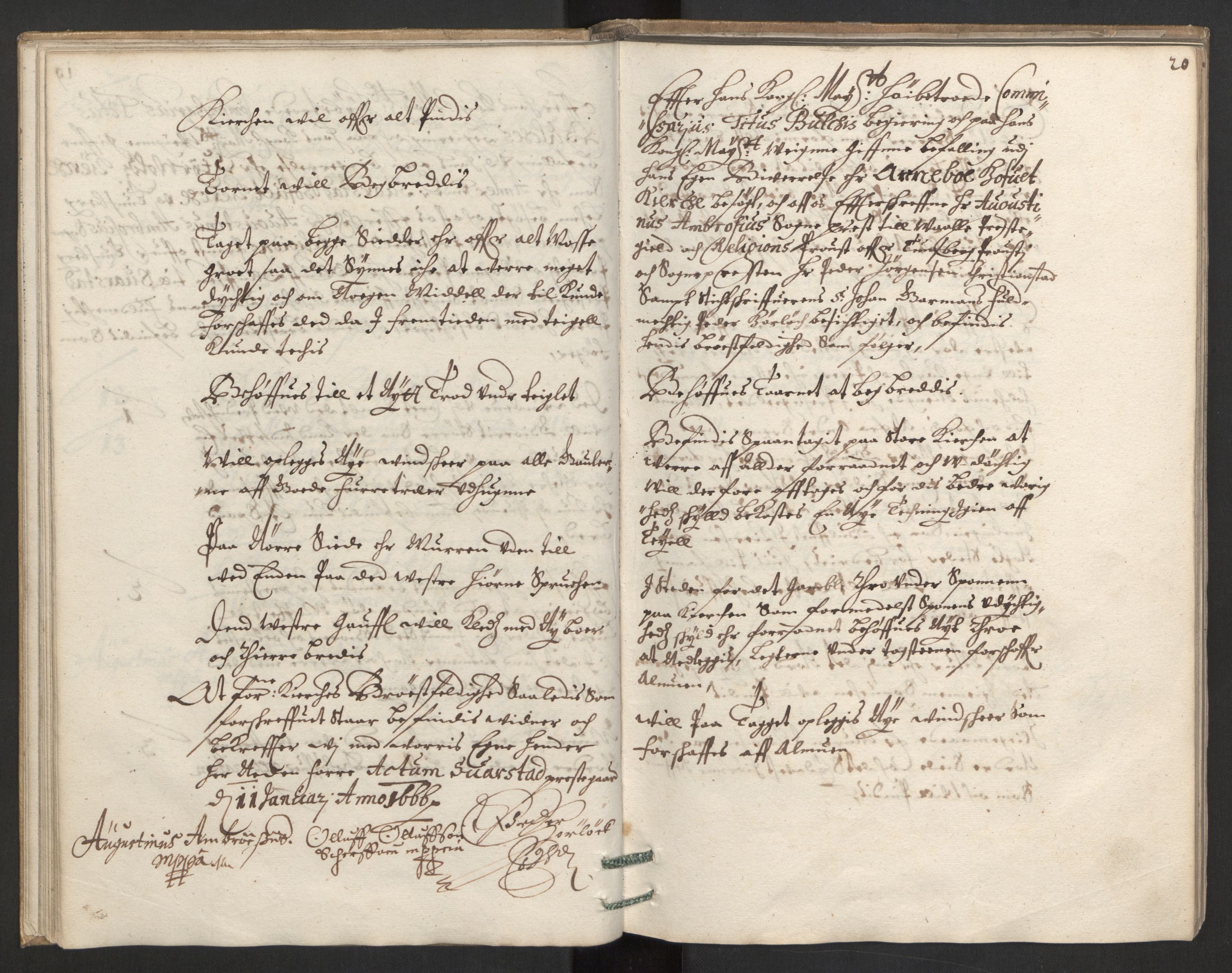 Rentekammeret inntil 1814, Reviderte regnskaper, Kirkeregnskap, AV/RA-EA-4067/Ra/L0027/0002: Kirkeregnskap / Besiktigelser over kirkene i Tønsberg len og Brunla len, 1666, s. 19b-20a