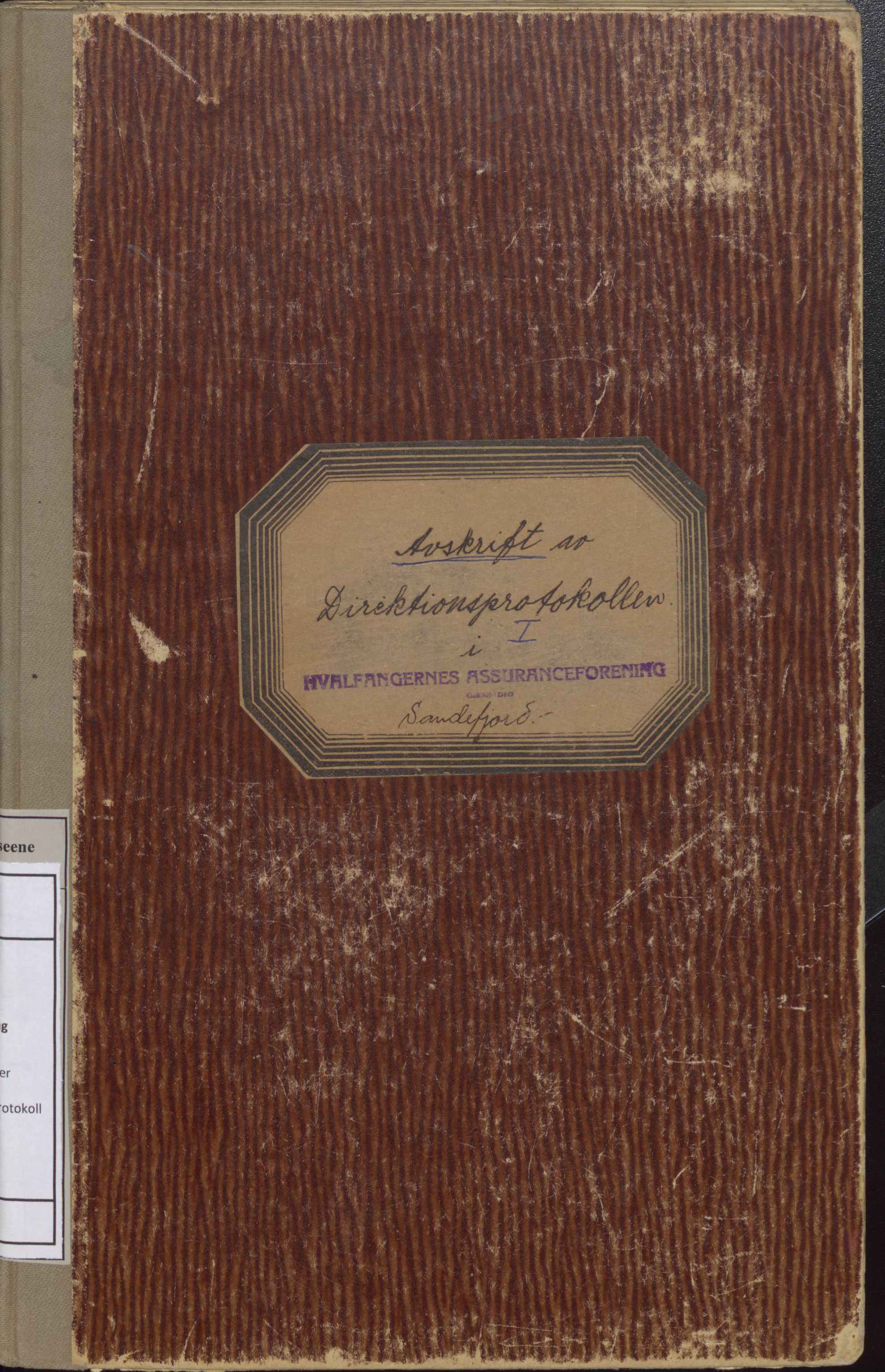 Hvalfangernes Assuranceforening, VEMU/ARS-A-1024/A/Ab/L0001: Avskrift av Direktionsprotokoll, 1911-1915