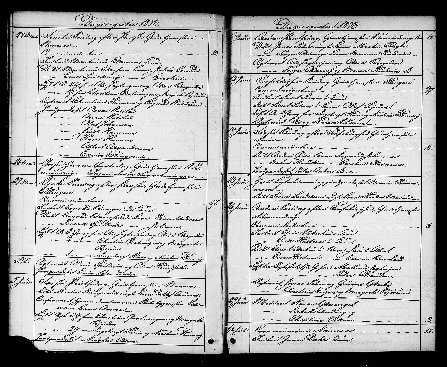 Ministerialprotokoller, klokkerbøker og fødselsregistre - Nord-Trøndelag, AV/SAT-A-1458/768/L0571: Ministerialbok nr. 768A06, 1869-1888