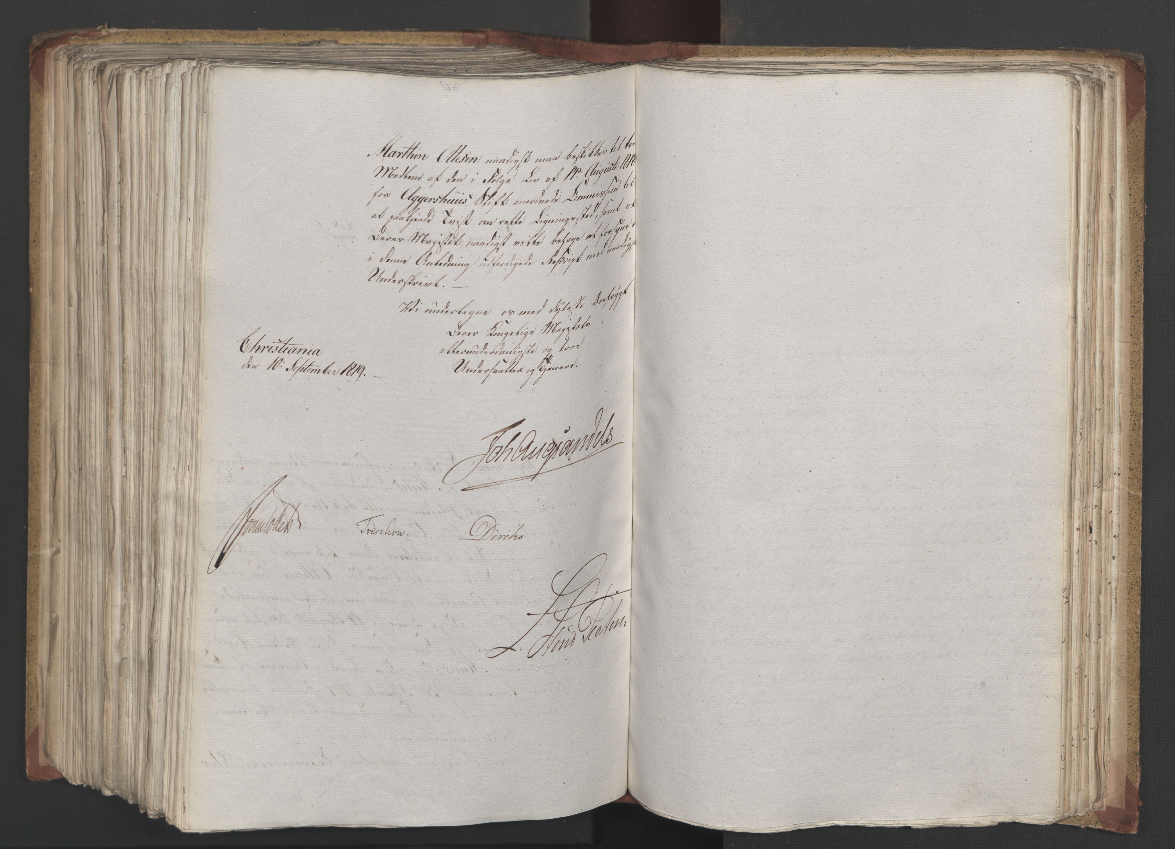 Statsrådsavdelingen i Stockholm, AV/RA-S-1003/D/Da/L0019: Regjeringsinnstillinger nr. 3856-4052, 1819, s. 398