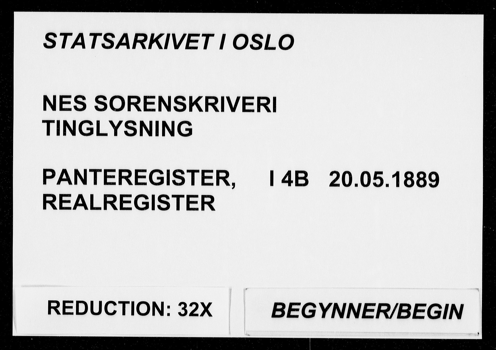 Nes tingrett, SAO/A-10548/G/Ga/Gab/Gaba/L0004.b: Panteregister nr. I 4b