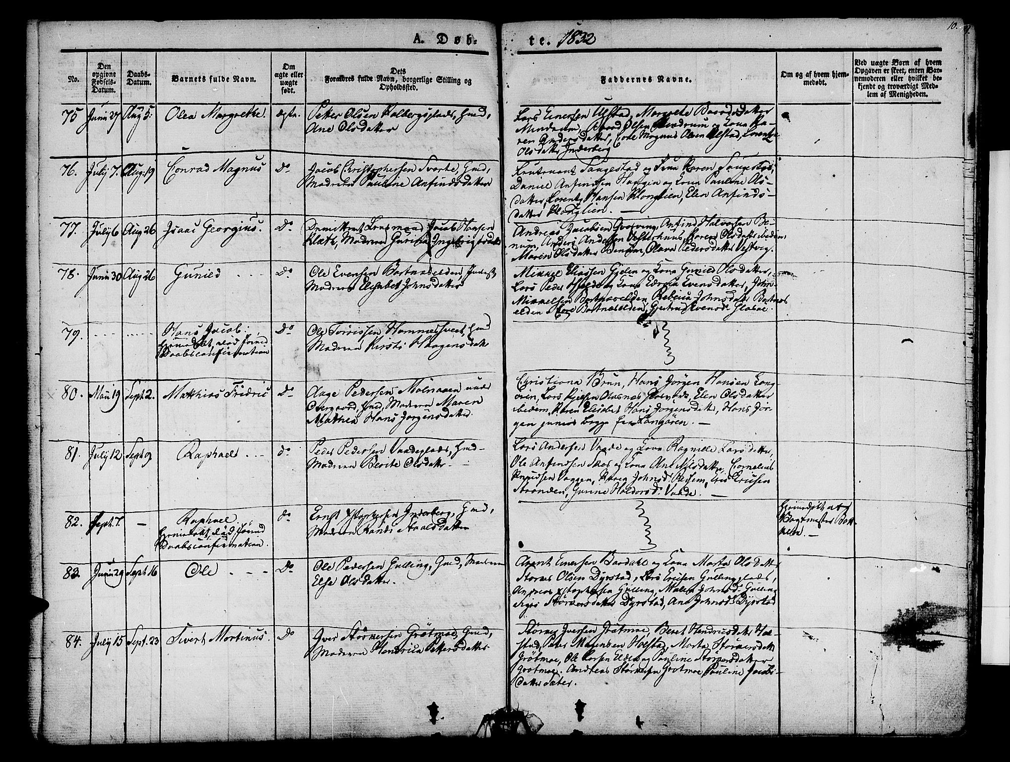 Ministerialprotokoller, klokkerbøker og fødselsregistre - Nord-Trøndelag, SAT/A-1458/741/L0391: Ministerialbok nr. 741A05, 1831-1836, s. 10