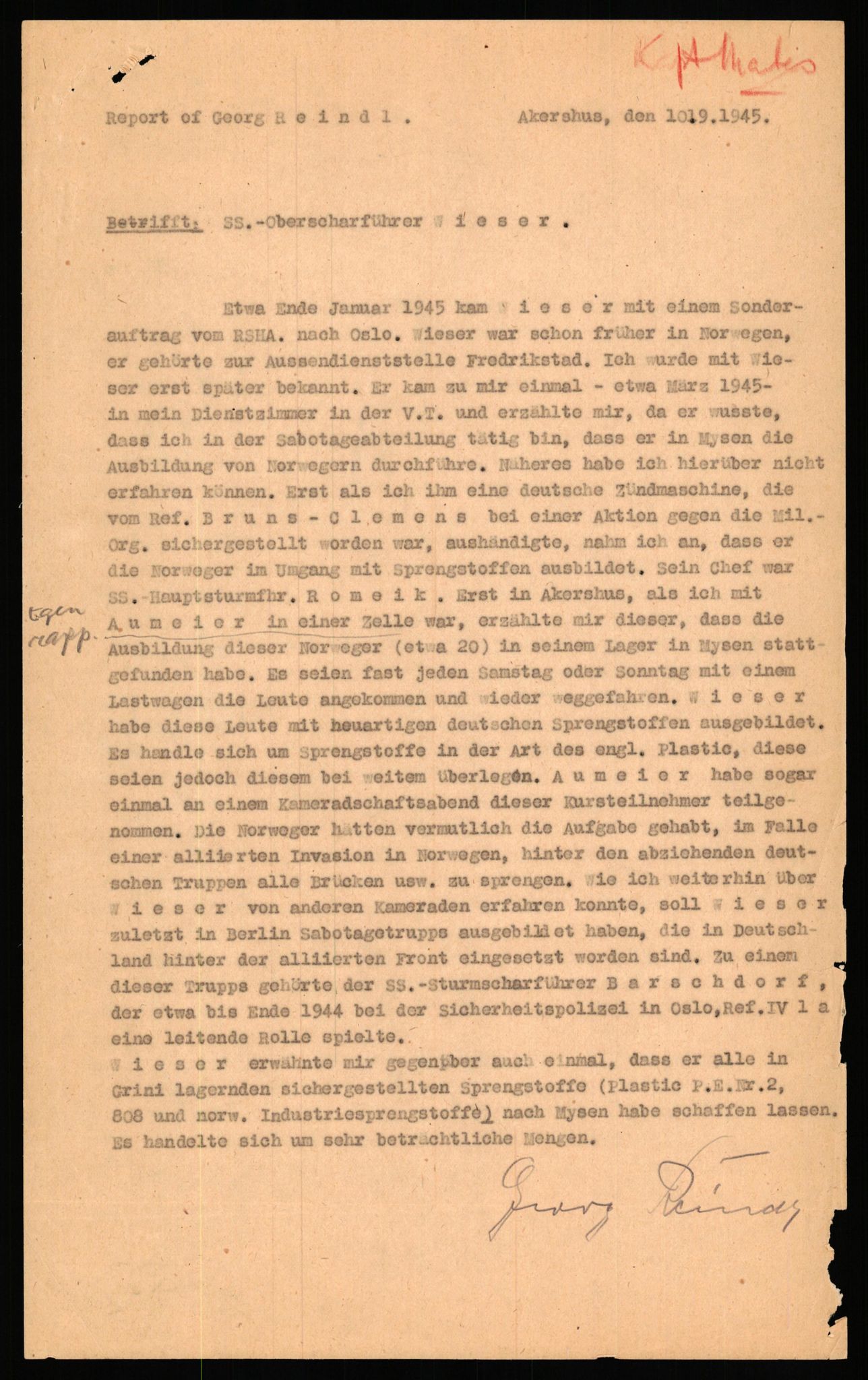 Forsvaret, Forsvarets overkommando II, AV/RA-RAFA-3915/D/Db/L0035: CI Questionaires. Tyske okkupasjonsstyrker i Norge. Tyskere., 1945-1946, s. 530