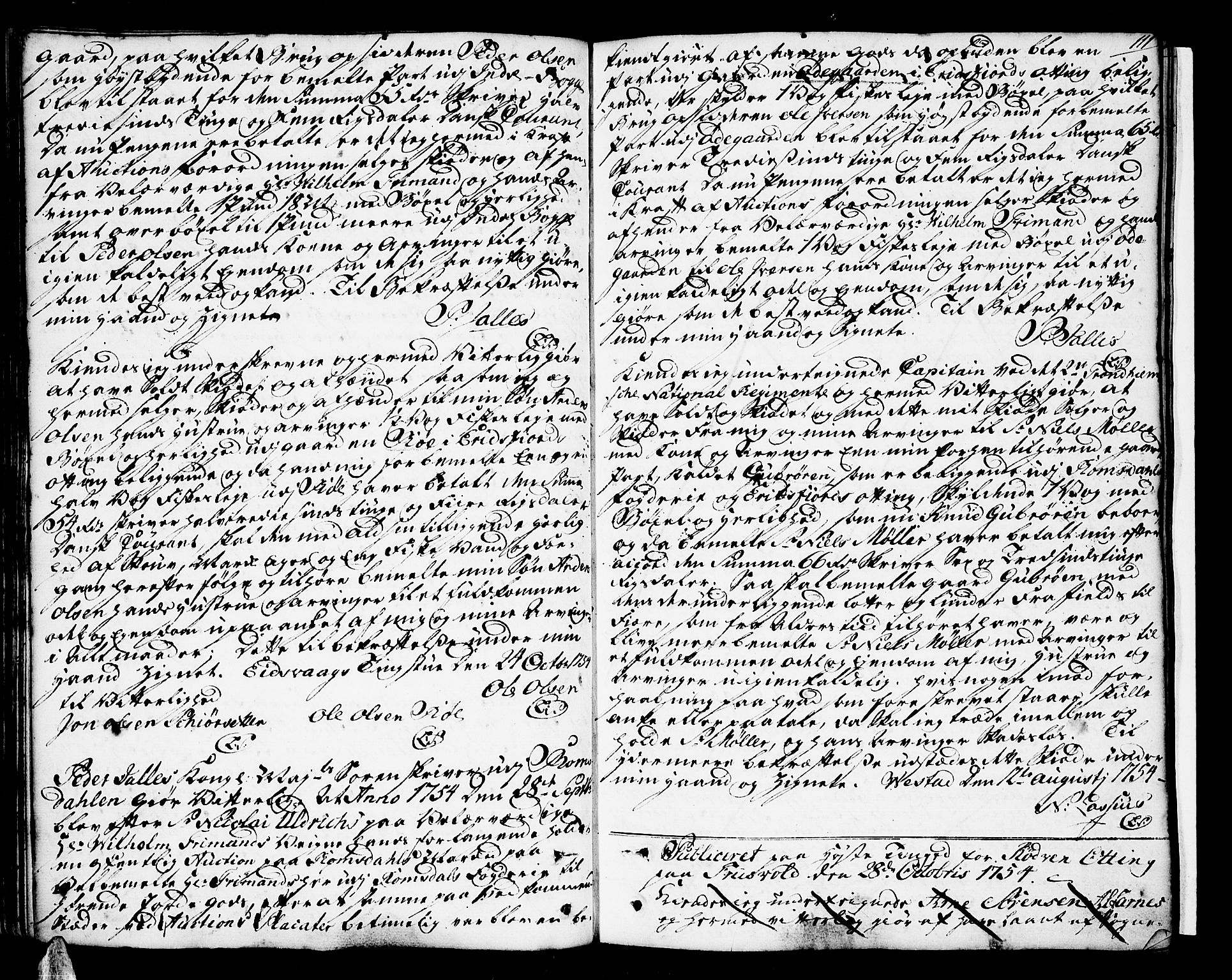 Romsdal sorenskriveri, SAT/A-4149/1/2/2C/L0003: Pantebok nr. 3, 1747-1767, s. 111