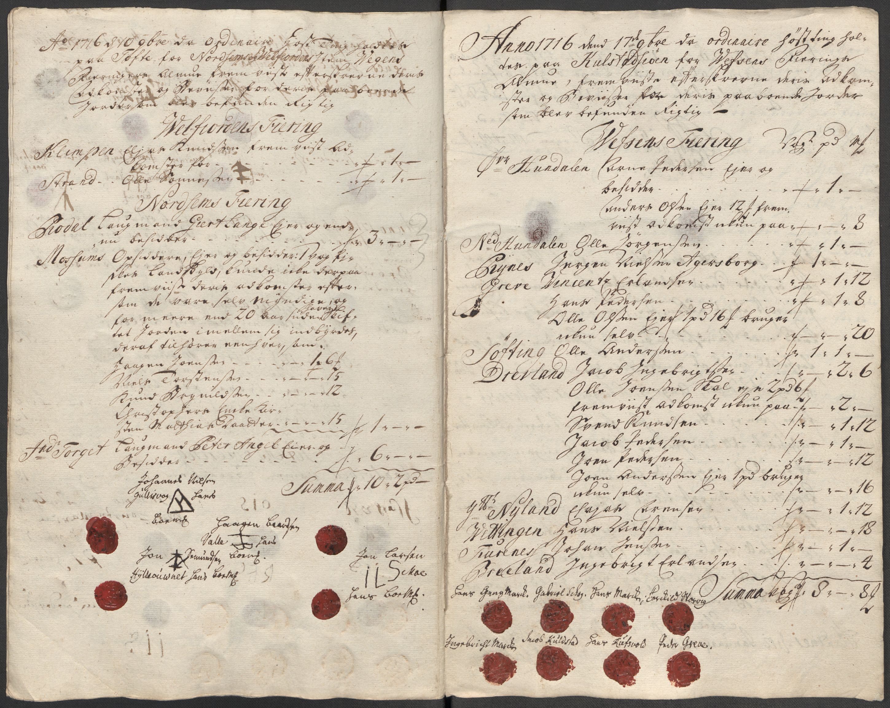 Rentekammeret inntil 1814, Reviderte regnskaper, Fogderegnskap, AV/RA-EA-4092/R65/L4514: Fogderegnskap Helgeland, 1716, s. 288