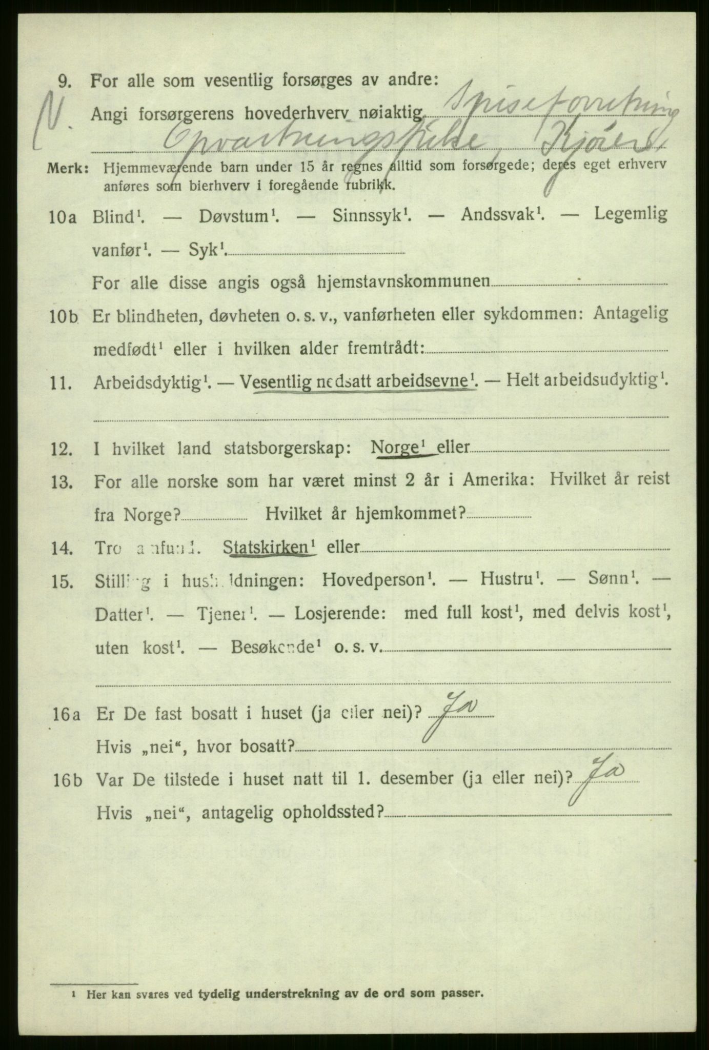 SAB, Folketelling 1920 for 1235 Voss herred, 1920, s. 7796