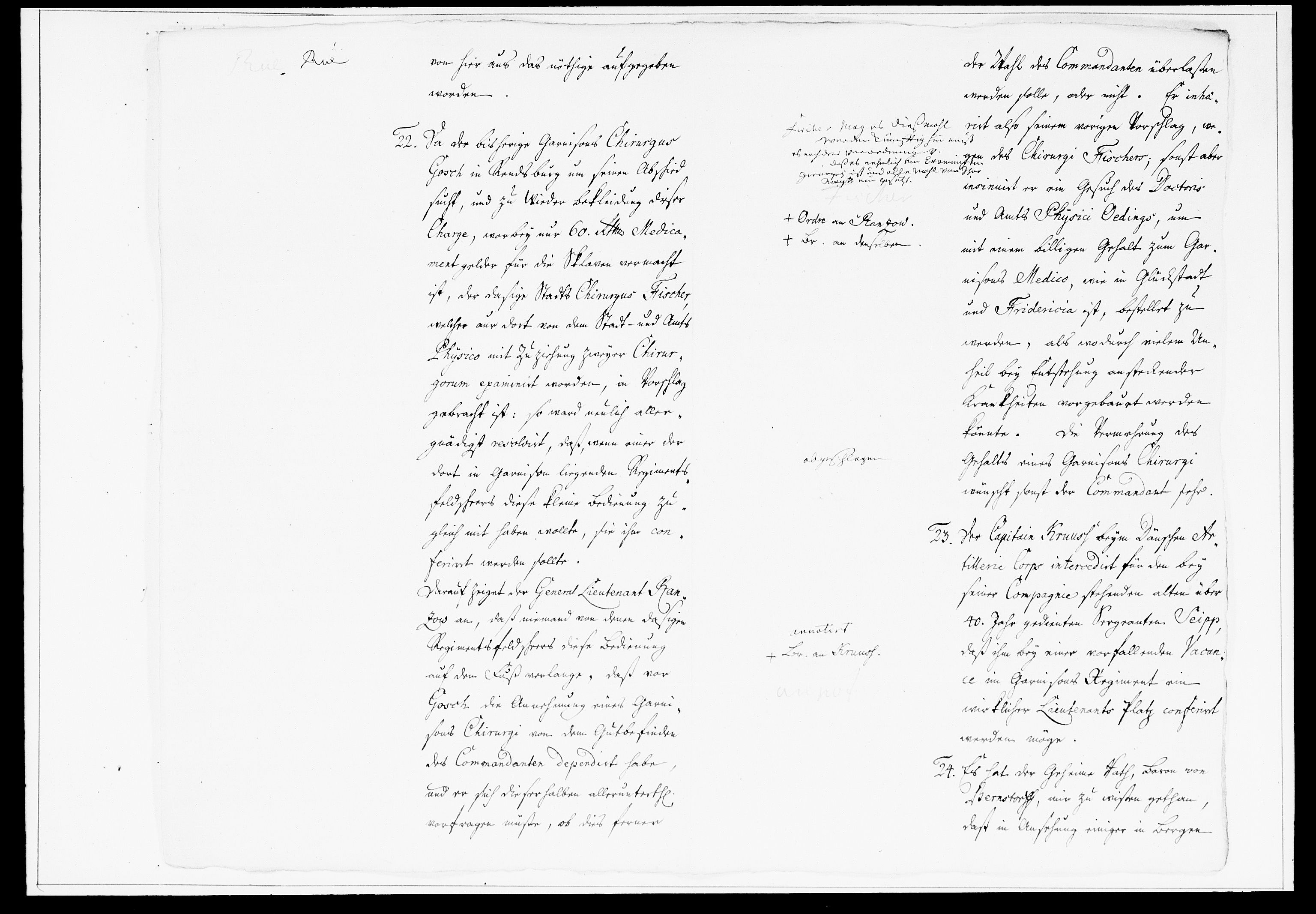 Krigskollegiet, Krigskancelliet, DRA/A-0006/-/1297-1314: Refererede sager, 1758, s. 7