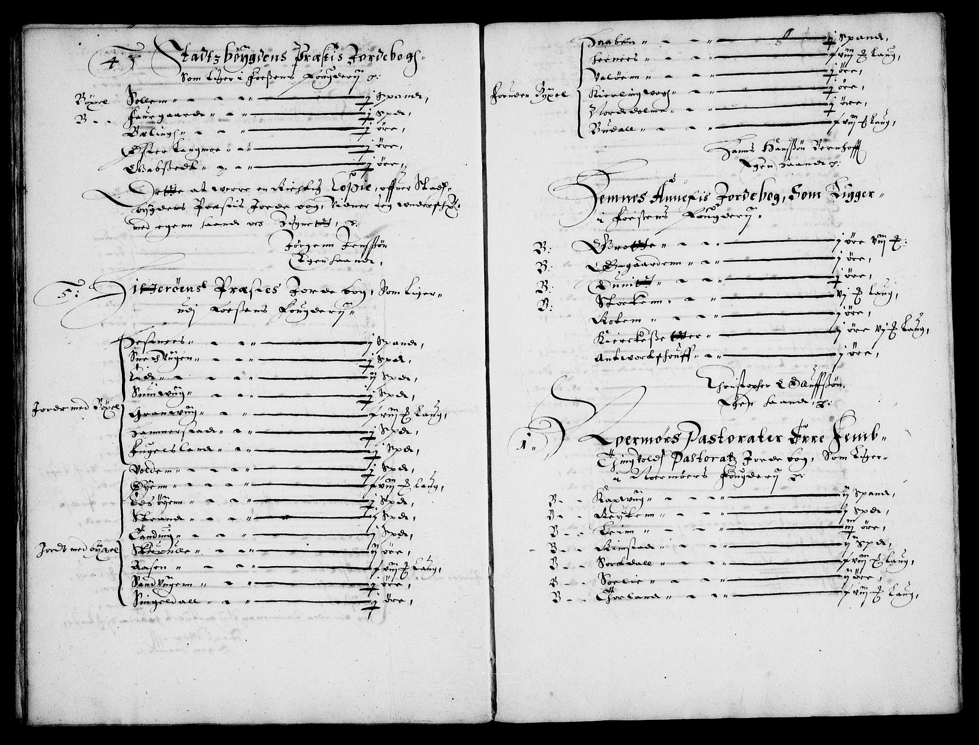 Rentekammeret inntil 1814, Realistisk ordnet avdeling, AV/RA-EA-4070/Fc/Fca/L0004/0003: [Ca IV]  Trondheim stift / "Stichtens Bog", 1654