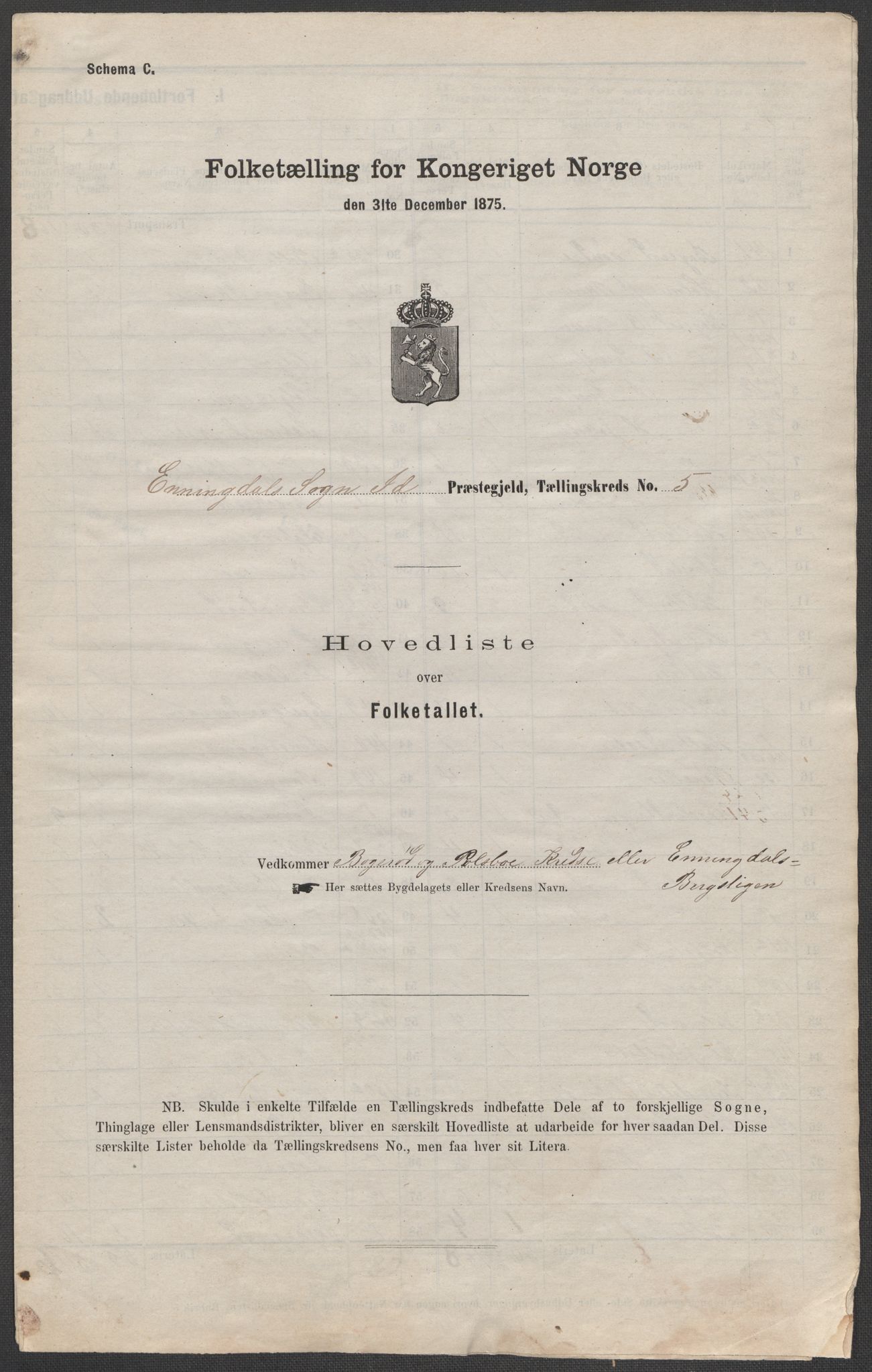RA, Folketelling 1875 for 0117P Idd prestegjeld, 1875, s. 25