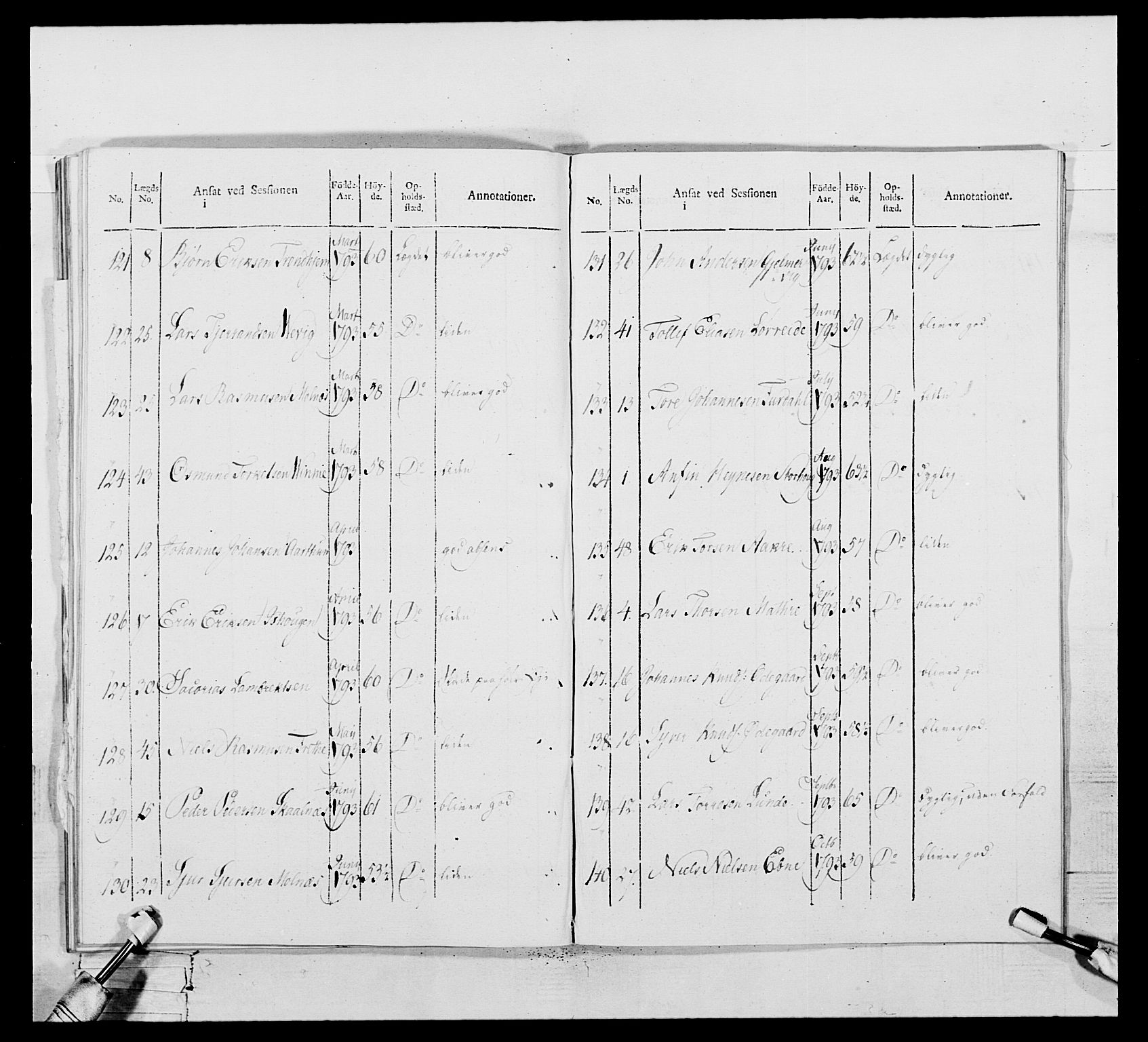 Generalitets- og kommissariatskollegiet, Det kongelige norske kommissariatskollegium, AV/RA-EA-5420/E/Eh/L0111: Vesterlenske nasjonale infanteriregiment, 1810, s. 293