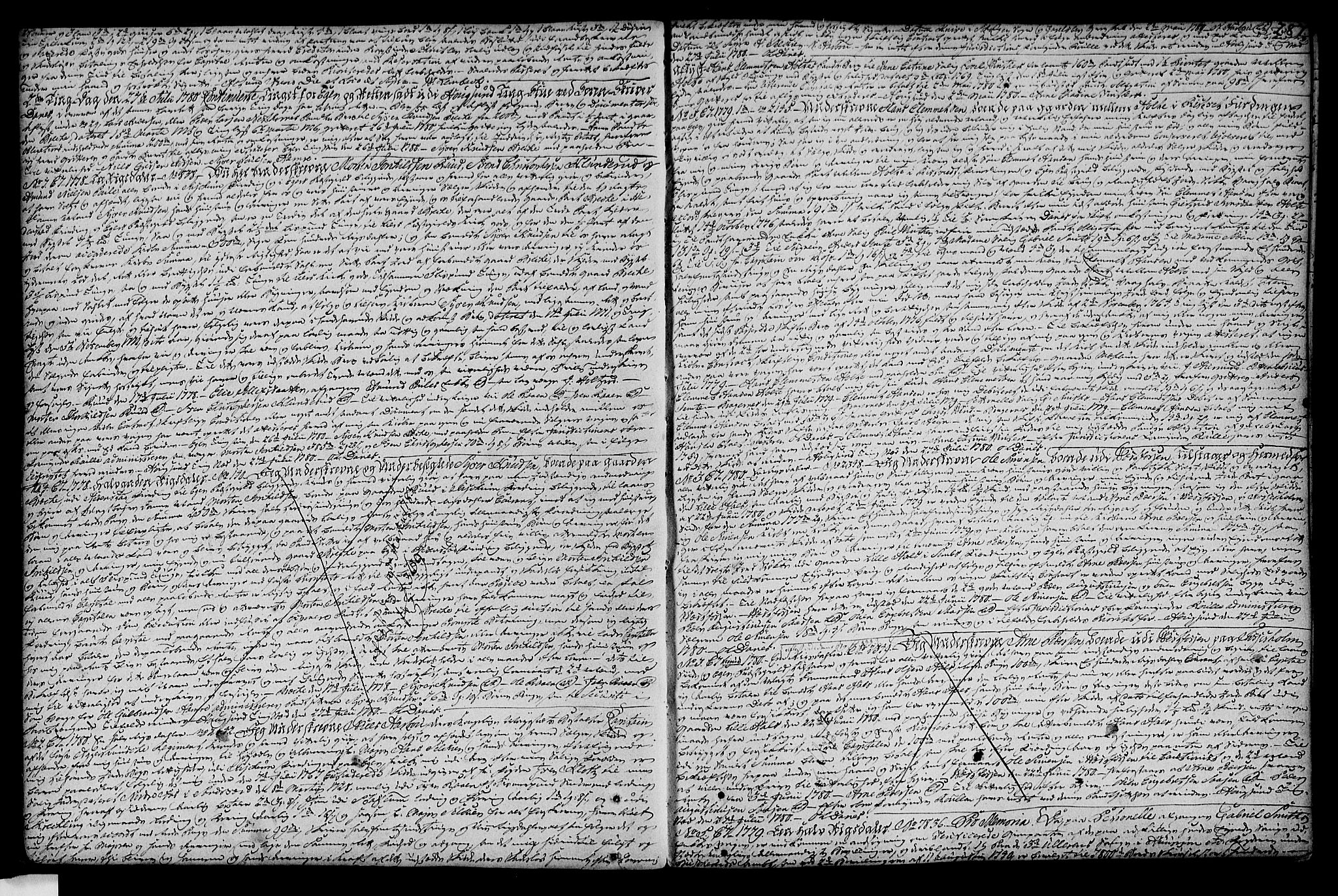 Eiker, Modum og Sigdal sorenskriveri, SAKO/A-123/G/Ga/Gaa/L0004b: Pantebok nr. I 4b, 1779-1788, s. 287