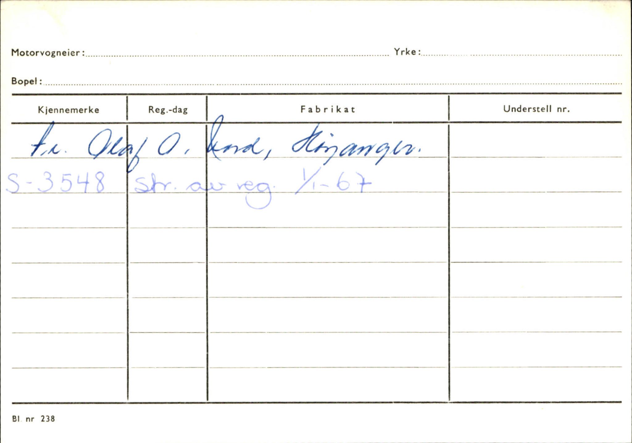 Statens vegvesen, Sogn og Fjordane vegkontor, SAB/A-5301/4/F/L0131: Eigarregister Høyanger P-Å. Stryn S-Å, 1945-1975, s. 840