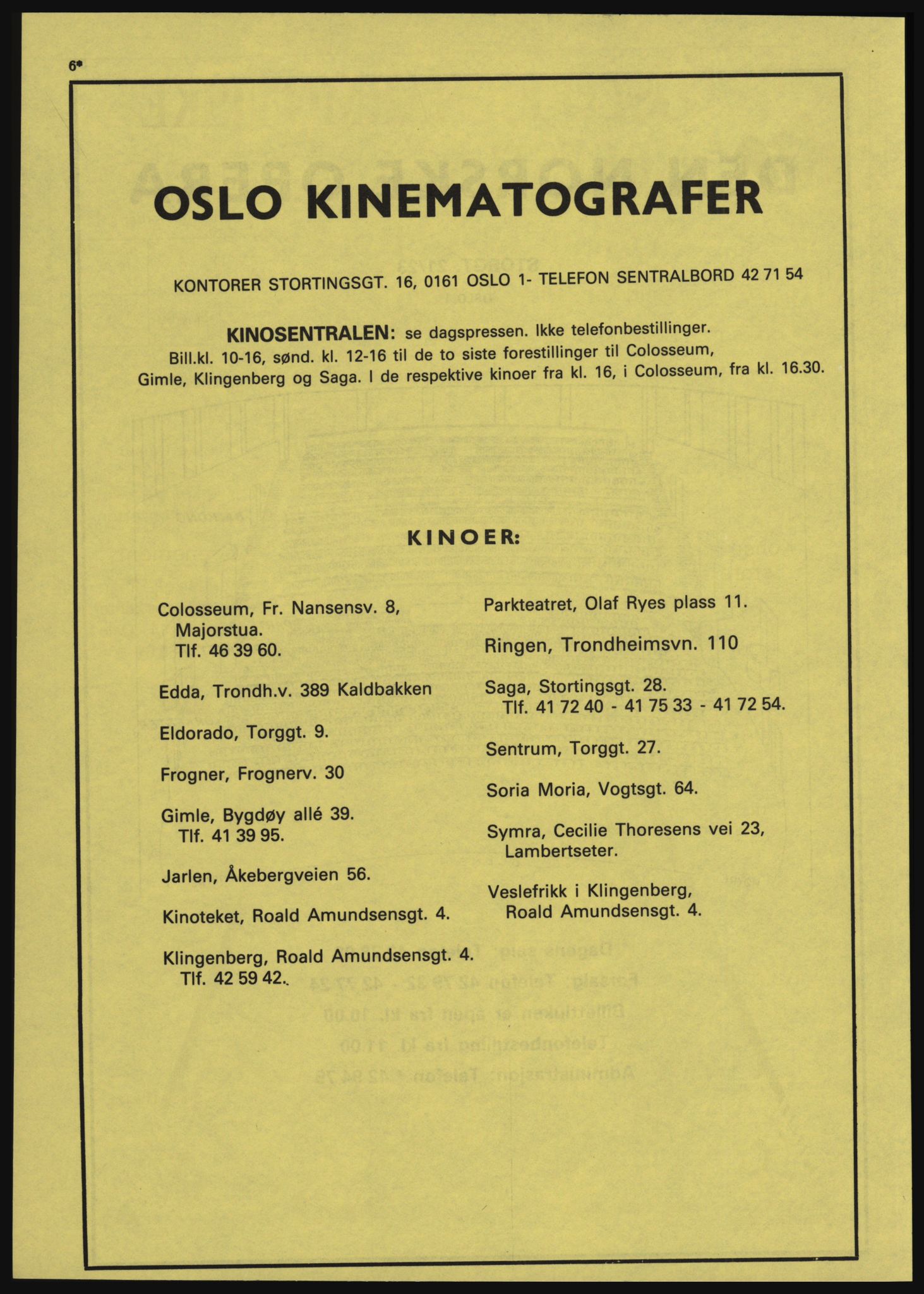 Kristiania/Oslo adressebok, PUBL/-, 1984-1985