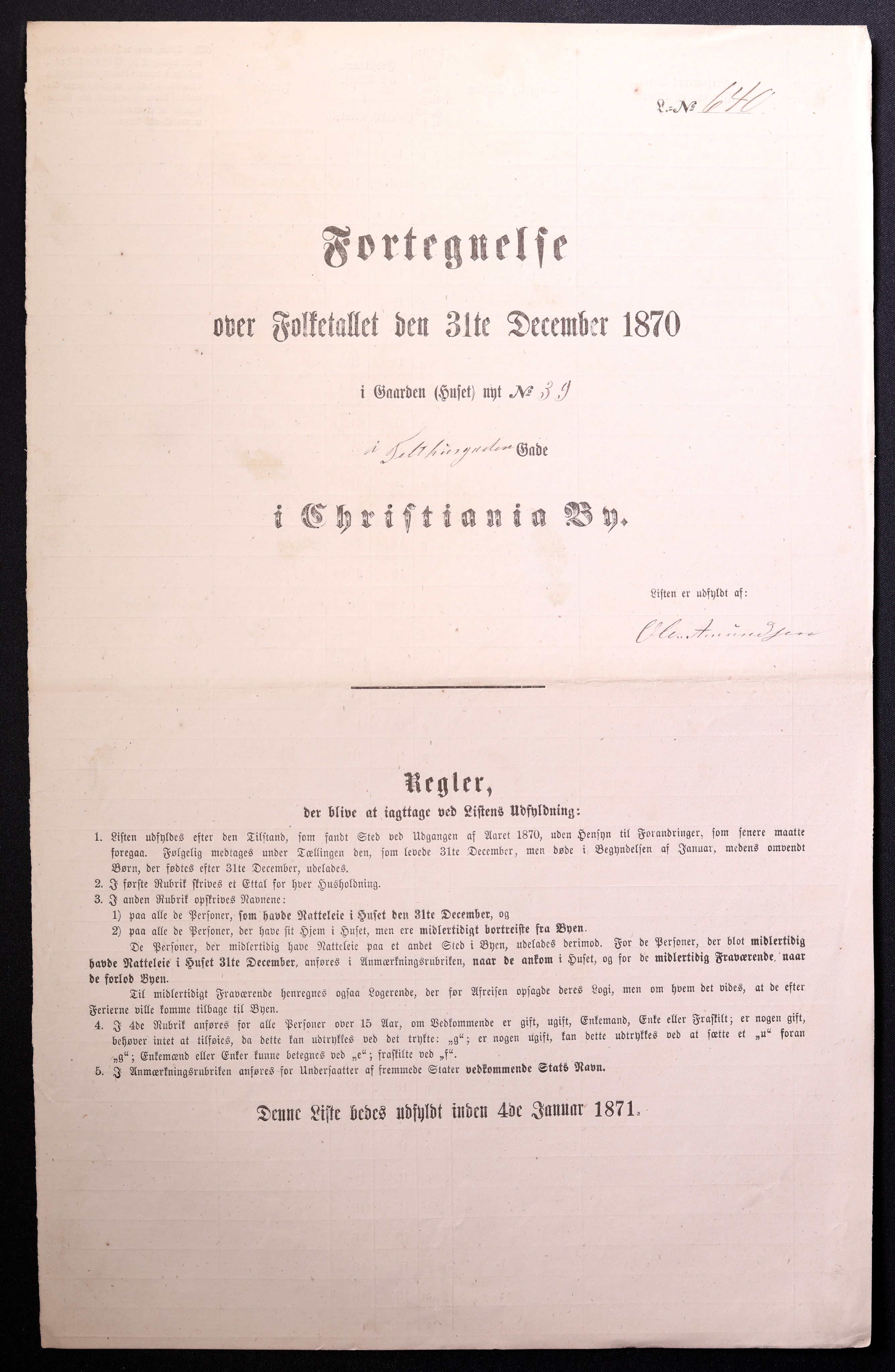 RA, Folketelling 1870 for 0301 Kristiania kjøpstad, 1870, s. 4238