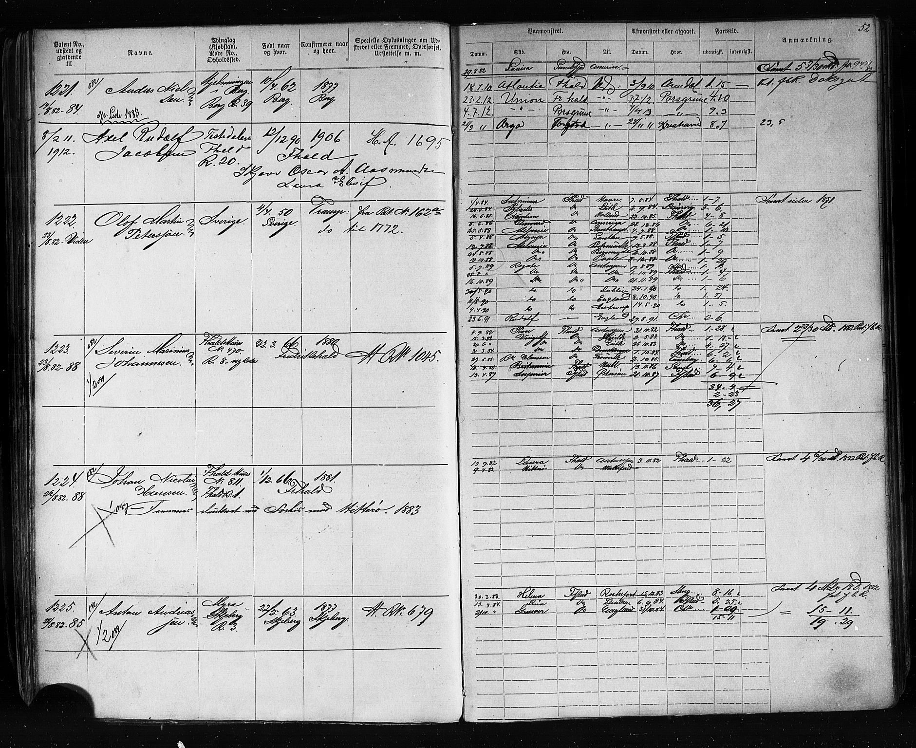 Halden mønstringskontor, AV/SAO-A-10569a/F/Fc/Fca/L0005: Annotasjonsrulle, 1875-1910, s. 55