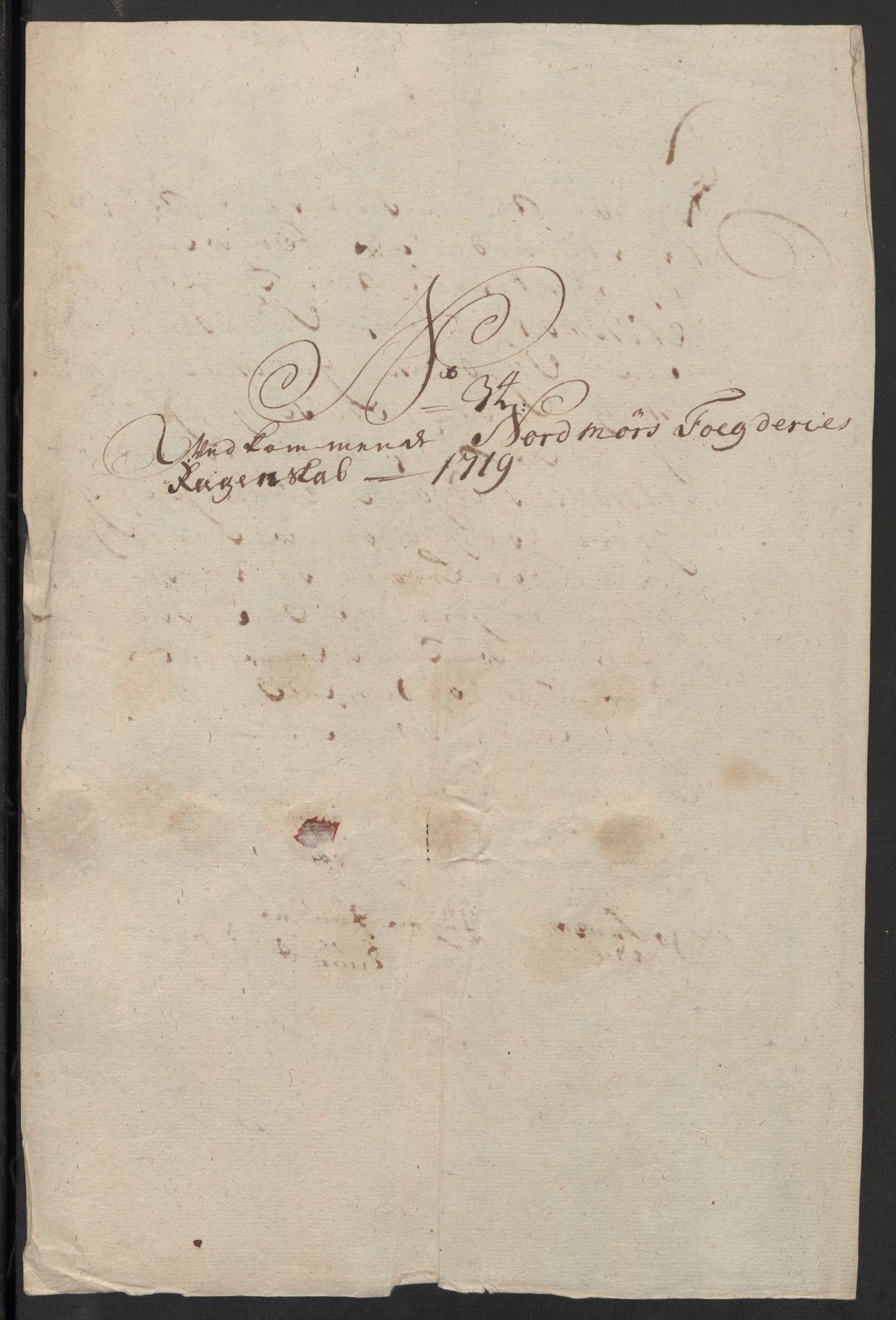 Rentekammeret inntil 1814, Reviderte regnskaper, Fogderegnskap, RA/EA-4092/R56/L3752: Fogderegnskap Nordmøre, 1719, s. 213