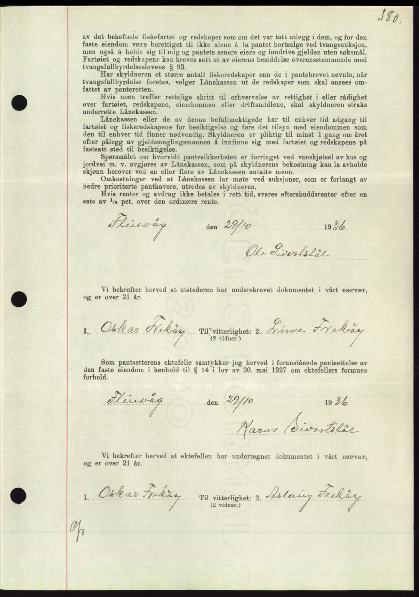 Søre Sunnmøre sorenskriveri, AV/SAT-A-4122/1/2/2C/L0062: Pantebok nr. 56, 1936-1937, Dagboknr: 240/1937