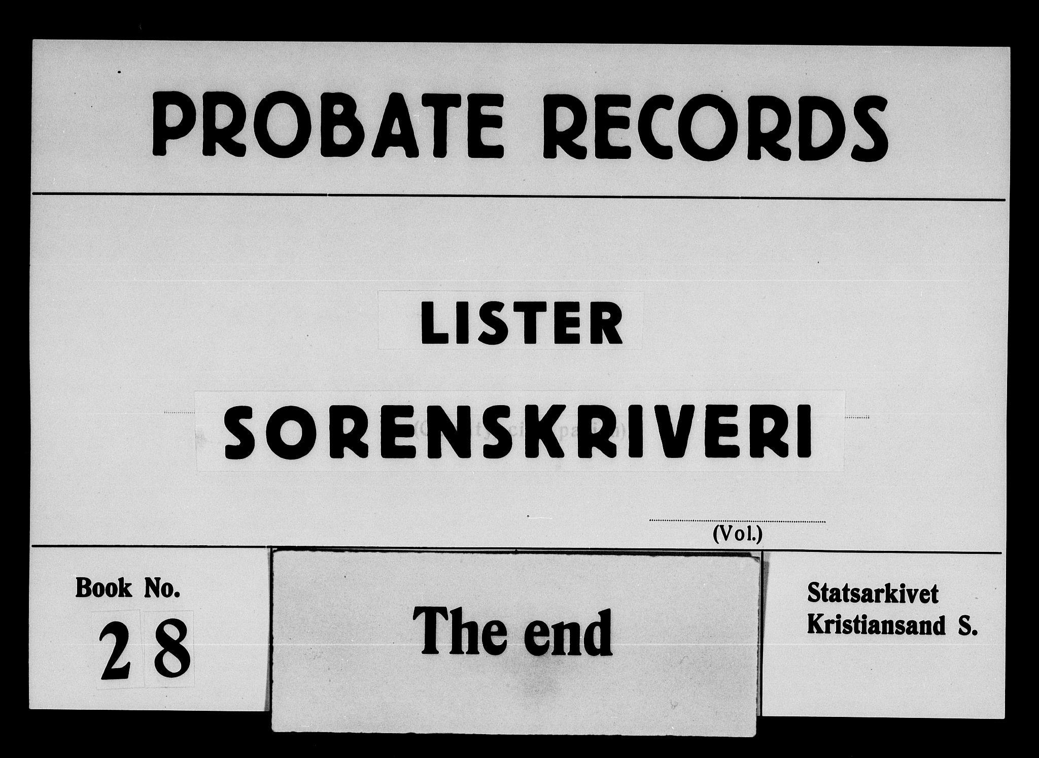 Lister sorenskriveri, AV/SAK-1221-0003/H/Hc/L0029: Skifteprotokoll nr 28 med register, 1743-1745