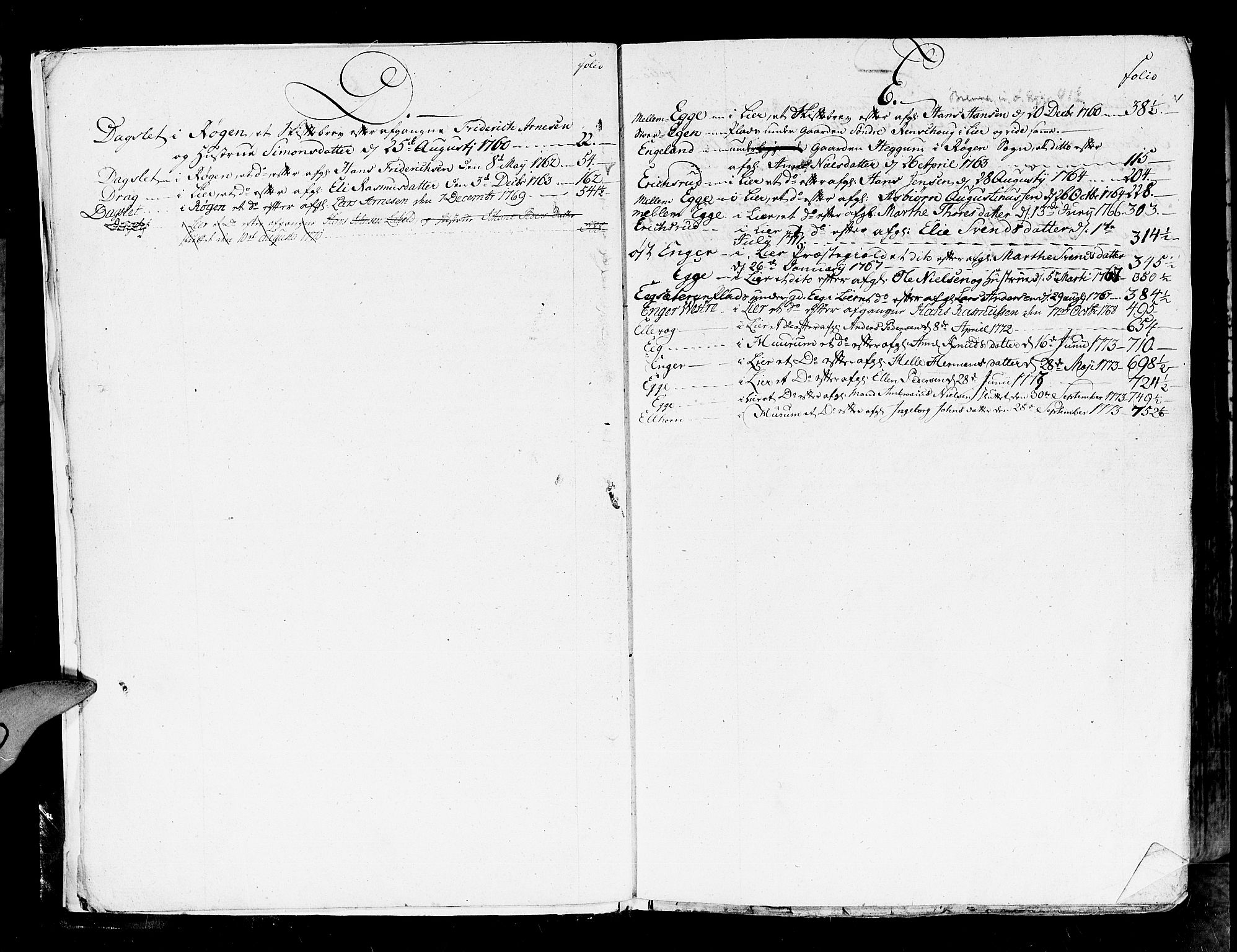 Lier, Røyken og Hurum sorenskriveri, SAKO/A-89/H/Hc/L0005: Skifteprotokoll, 1760-1774
