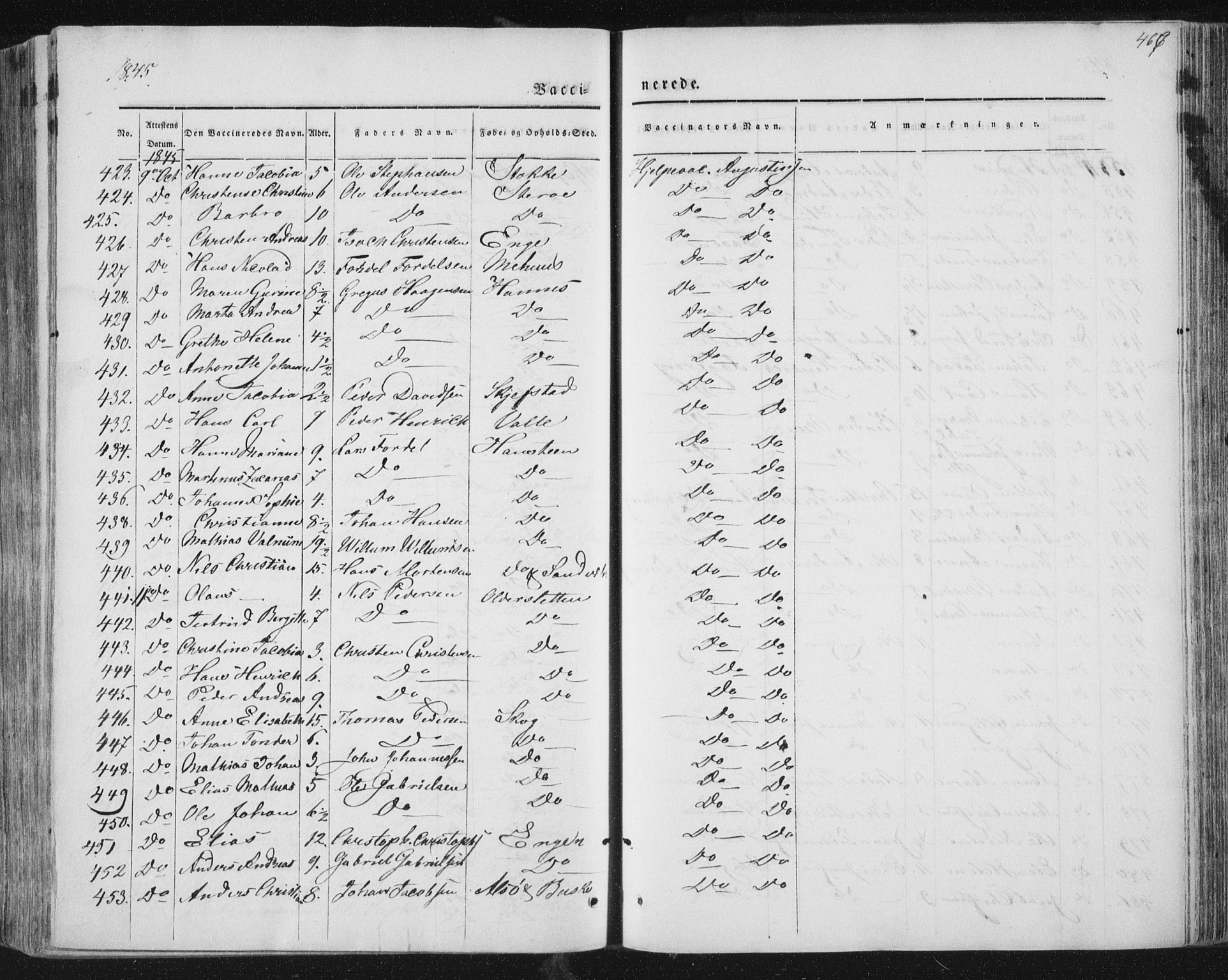 Ministerialprotokoller, klokkerbøker og fødselsregistre - Nordland, AV/SAT-A-1459/838/L0549: Ministerialbok nr. 838A07, 1840-1854, s. 466