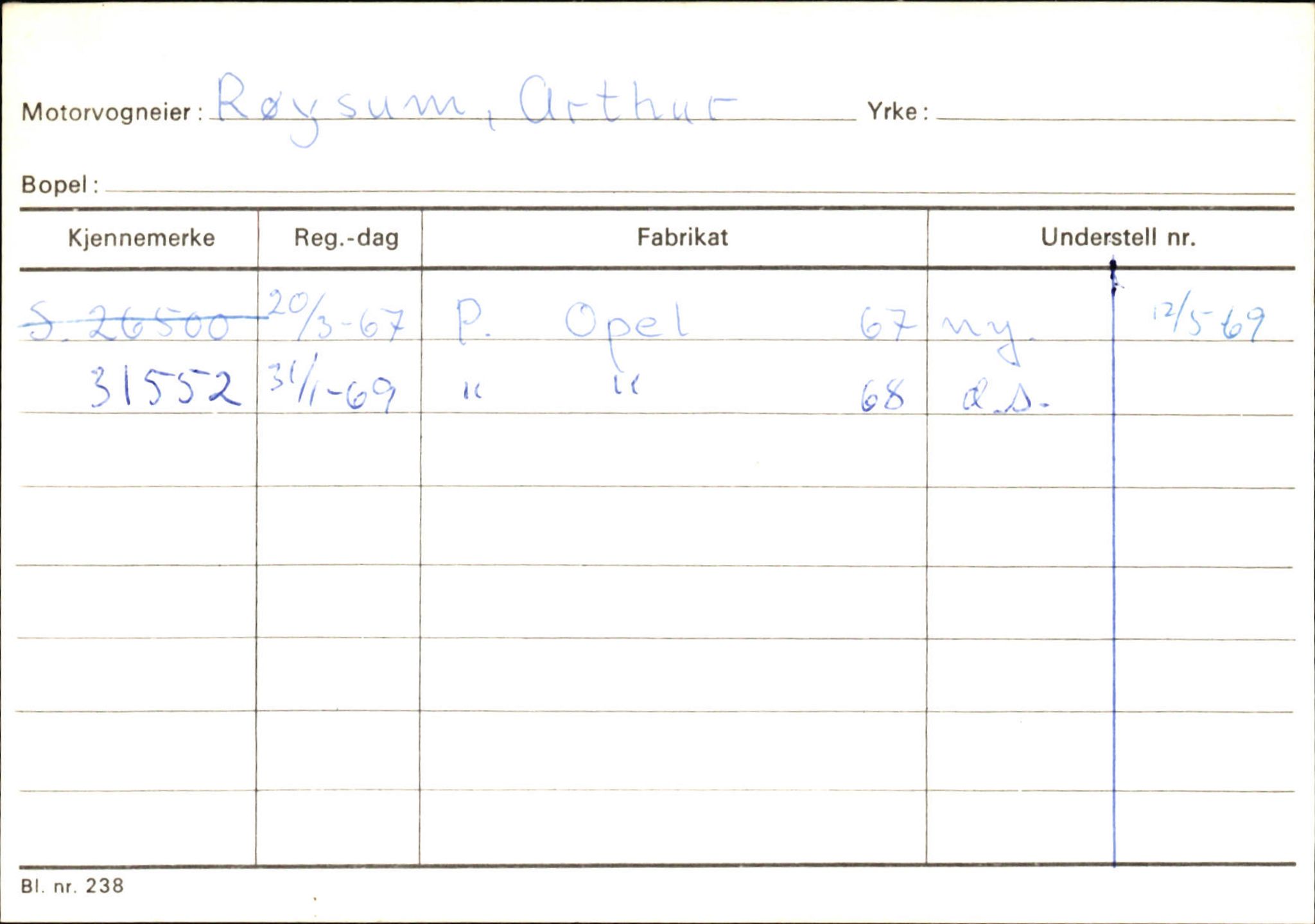 Statens vegvesen, Sogn og Fjordane vegkontor, AV/SAB-A-5301/4/F/L0126: Eigarregister Fjaler M-Å. Leikanger A-Å, 1945-1975, s. 2027