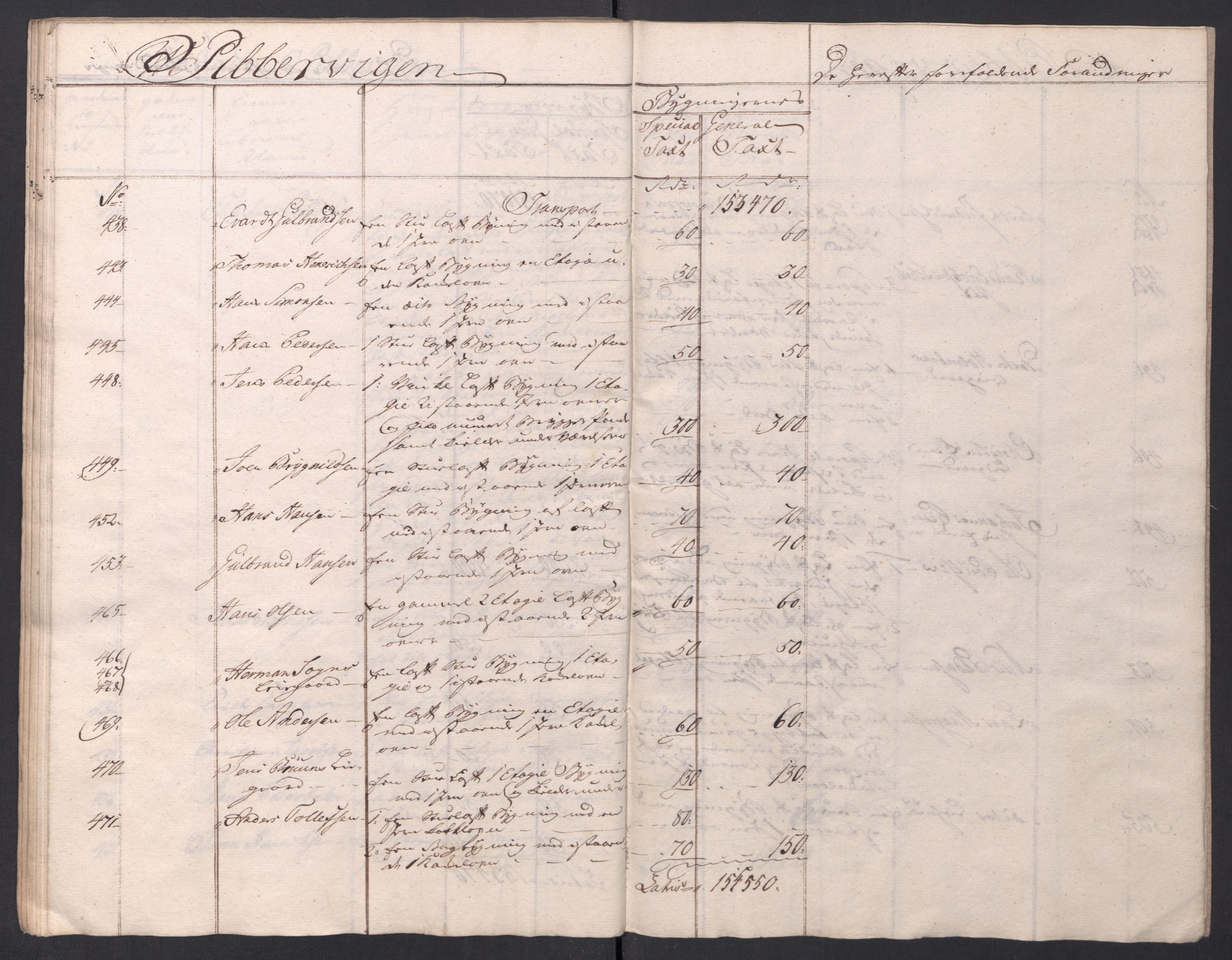 Kristiania stiftamt, AV/SAO-A-10386/I/Ia/L0001/0002: Branntakster / Christiania, 1766-1767