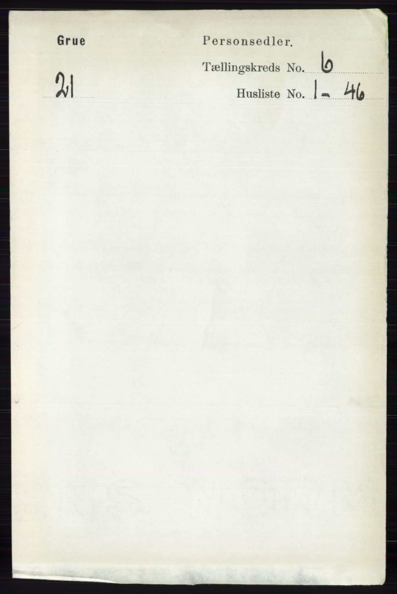 RA, Folketelling 1891 for 0423 Grue herred, 1891, s. 3235
