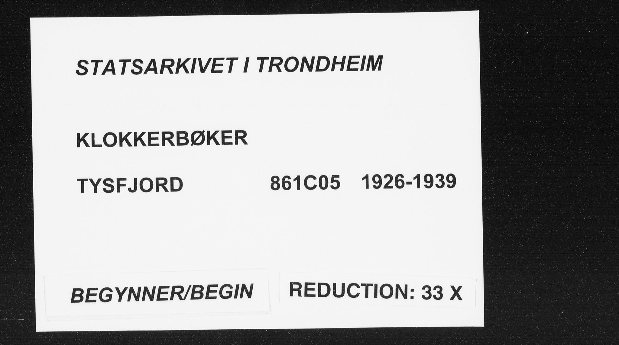Ministerialprotokoller, klokkerbøker og fødselsregistre - Nordland, AV/SAT-A-1459/861/L0879: Klokkerbok nr. 861C05, 1926-1939