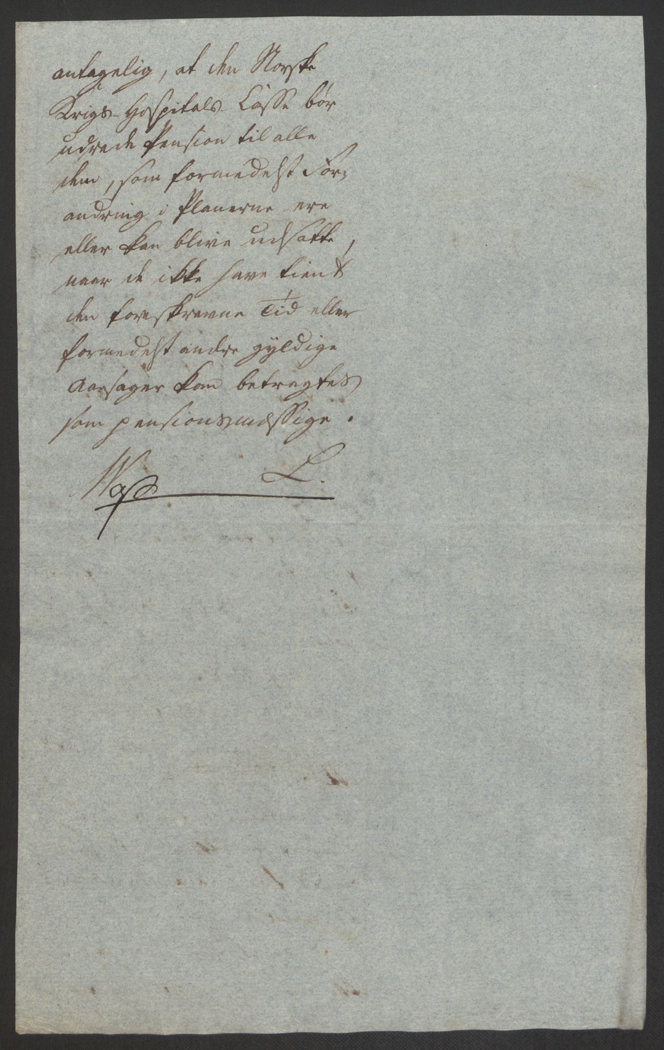 Forsvaret, Den norske kvesthuskasse/krigshospitalkasse, AV/RA-RAFA-1887/F/Fa/L0008: Konsepter, 1790-1793, s. 1095