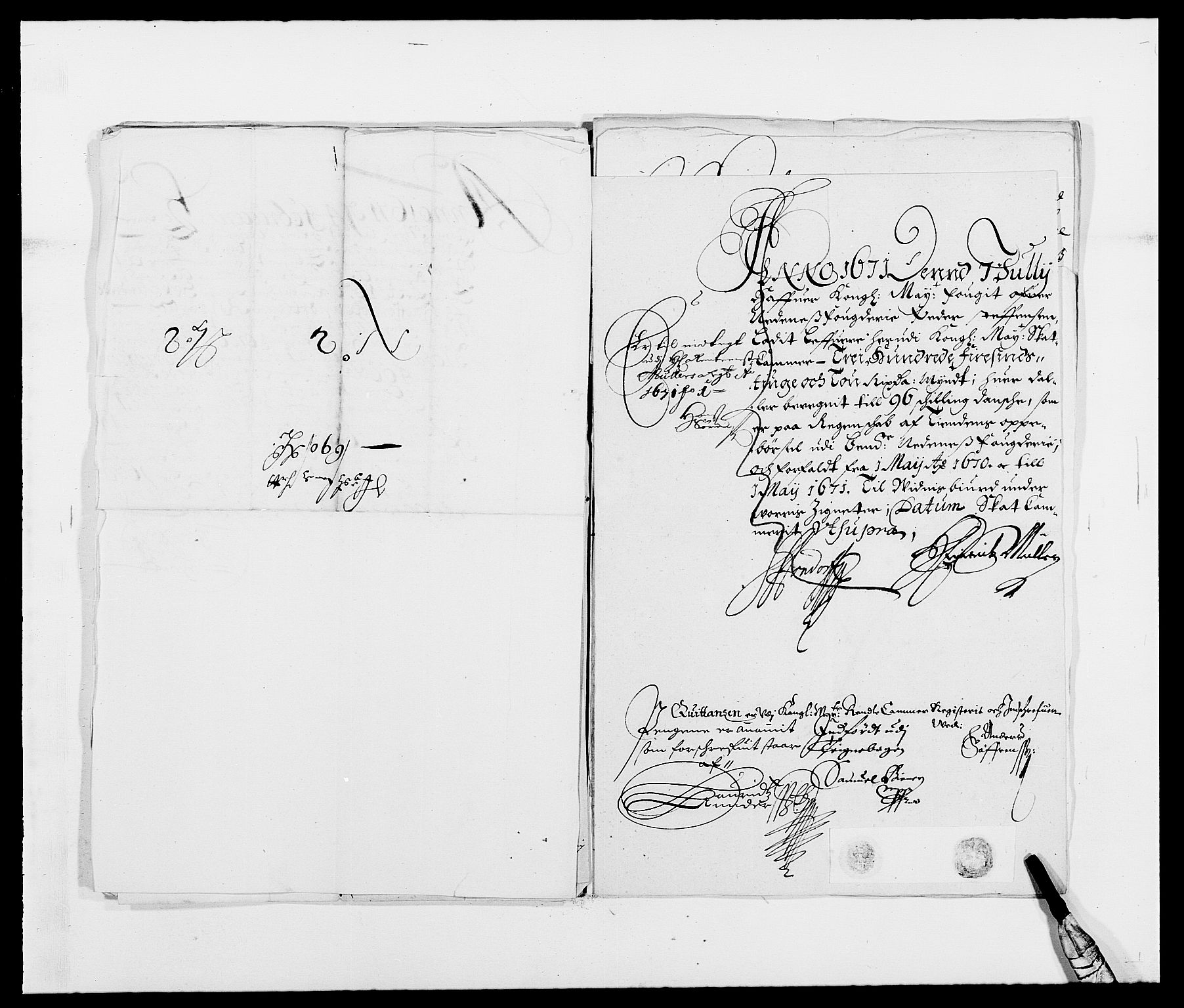 Rentekammeret inntil 1814, Reviderte regnskaper, Fogderegnskap, AV/RA-EA-4092/R39/L2299: Fogderegnskap Nedenes, 1670-1671, s. 11