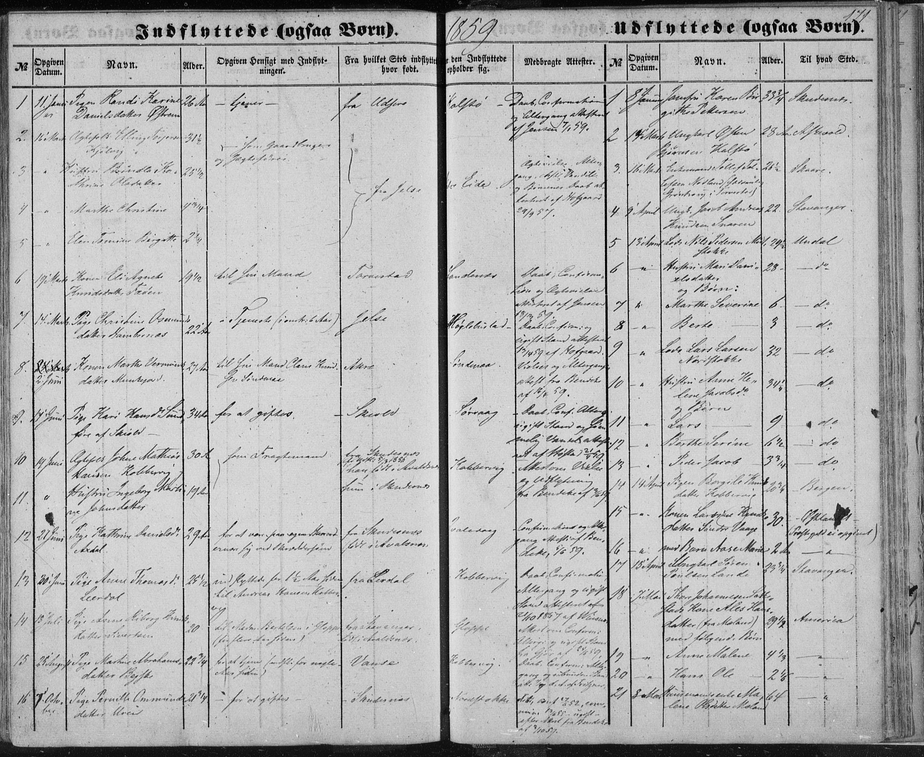 Avaldsnes sokneprestkontor, AV/SAST-A -101851/H/Ha/Haa/L0010: Ministerialbok nr. A 10, 1857-1876, s. 171
