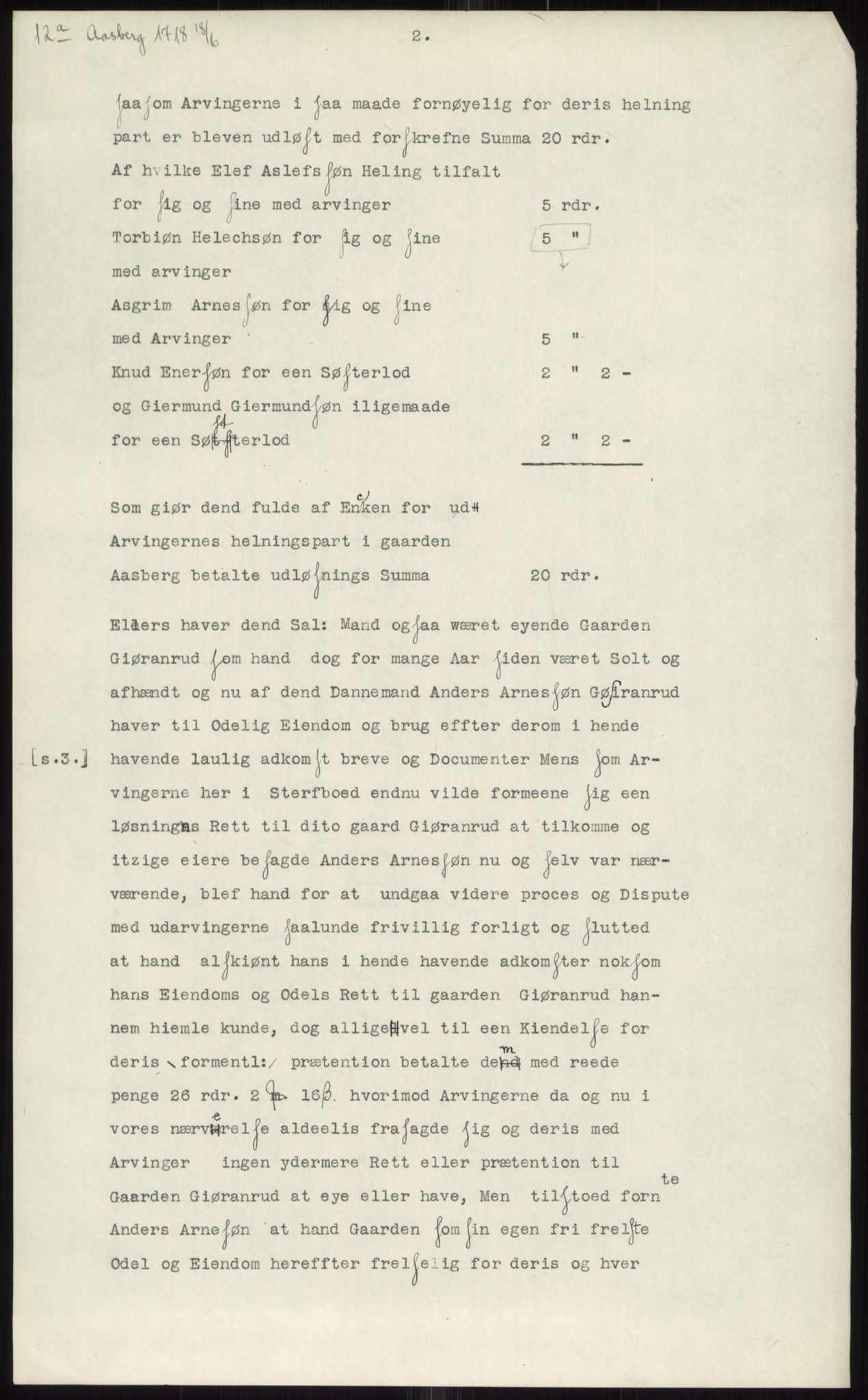 Samlinger til kildeutgivelse, Diplomavskriftsamlingen, AV/RA-EA-4053/H/Ha, s. 1303