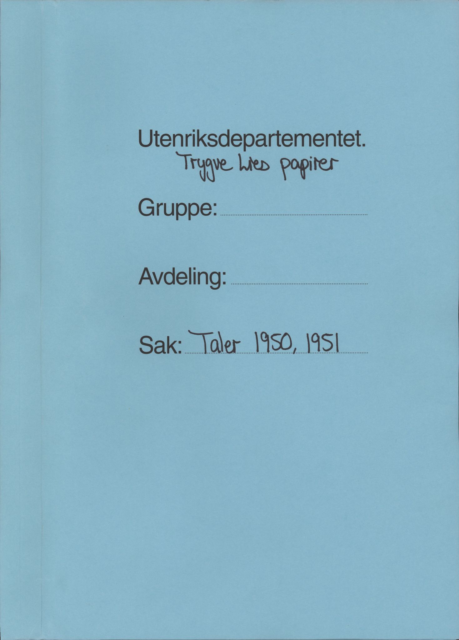 Lie, Trygve, RA/PA-1407/D/L0025: Generalsekretærens papirer., 1948-1951, s. 712