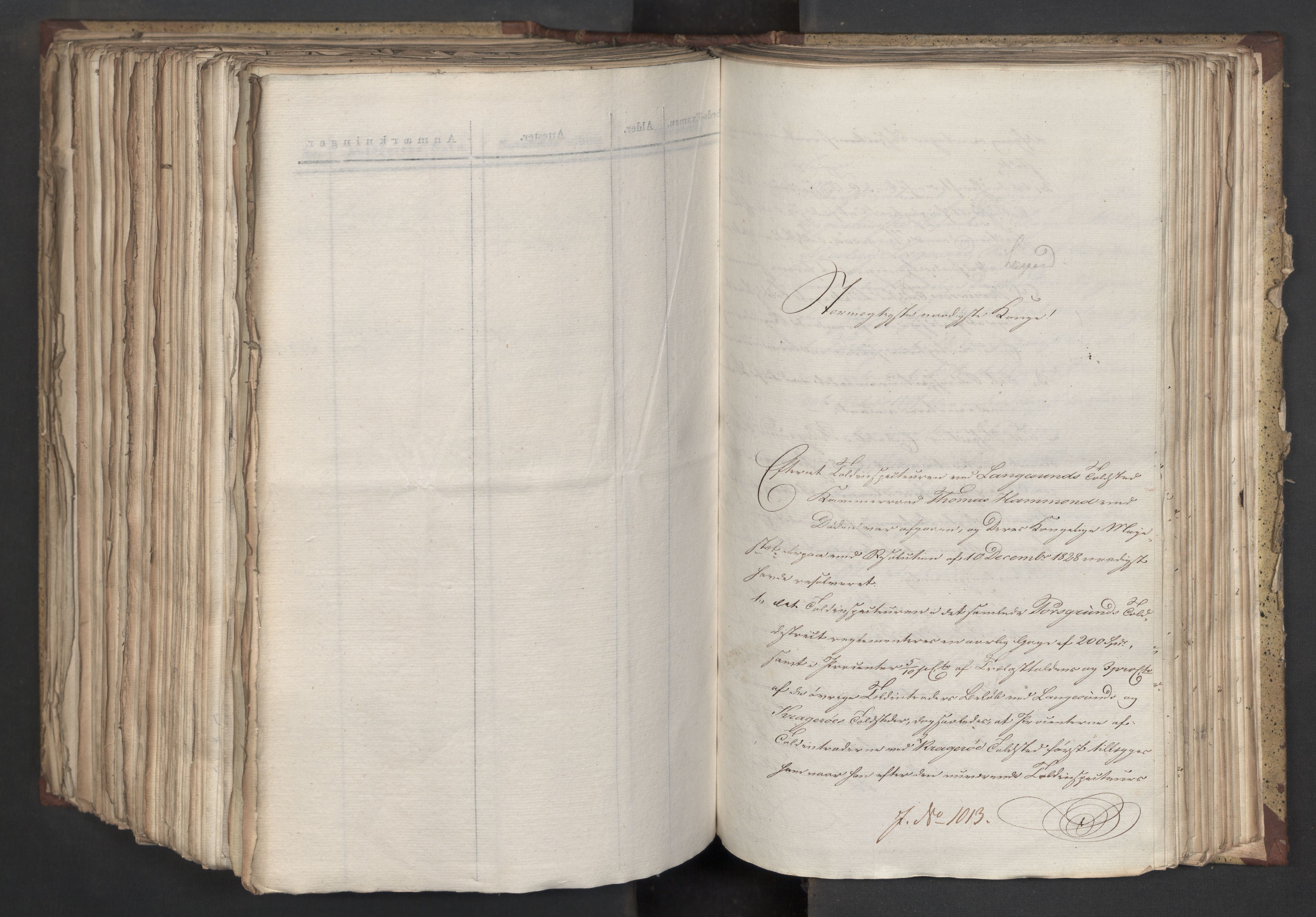 Statsrådsavdelingen i Stockholm, AV/RA-S-1003/D/Da/L0058: Regjeringsinnstillinger nr. 808-1073, 1829, s. 610