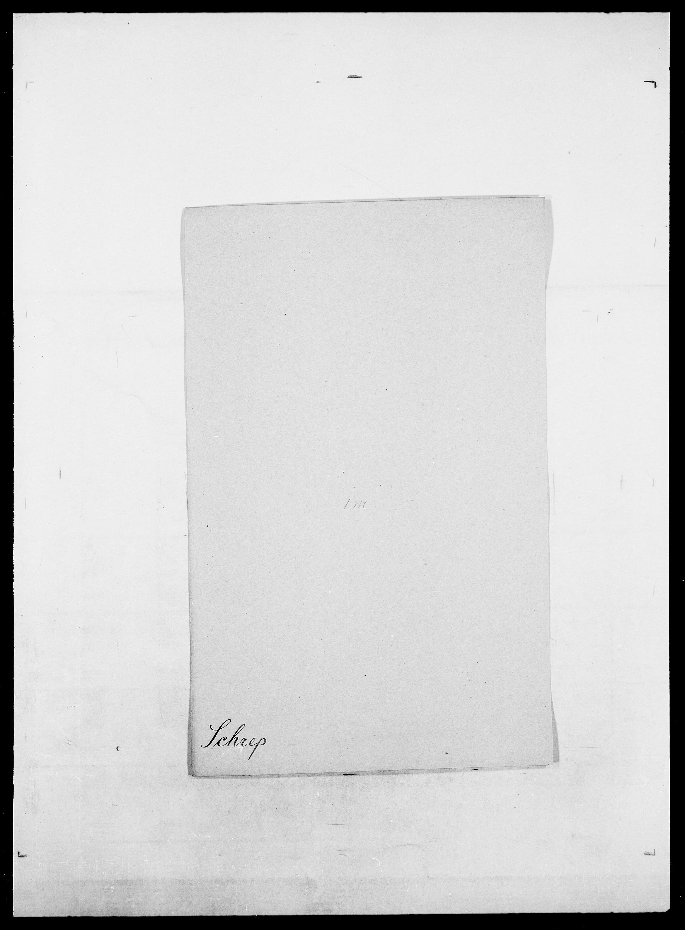 Delgobe, Charles Antoine - samling, AV/SAO-PAO-0038/D/Da/L0035: Schnabel - sjetman, s. 157