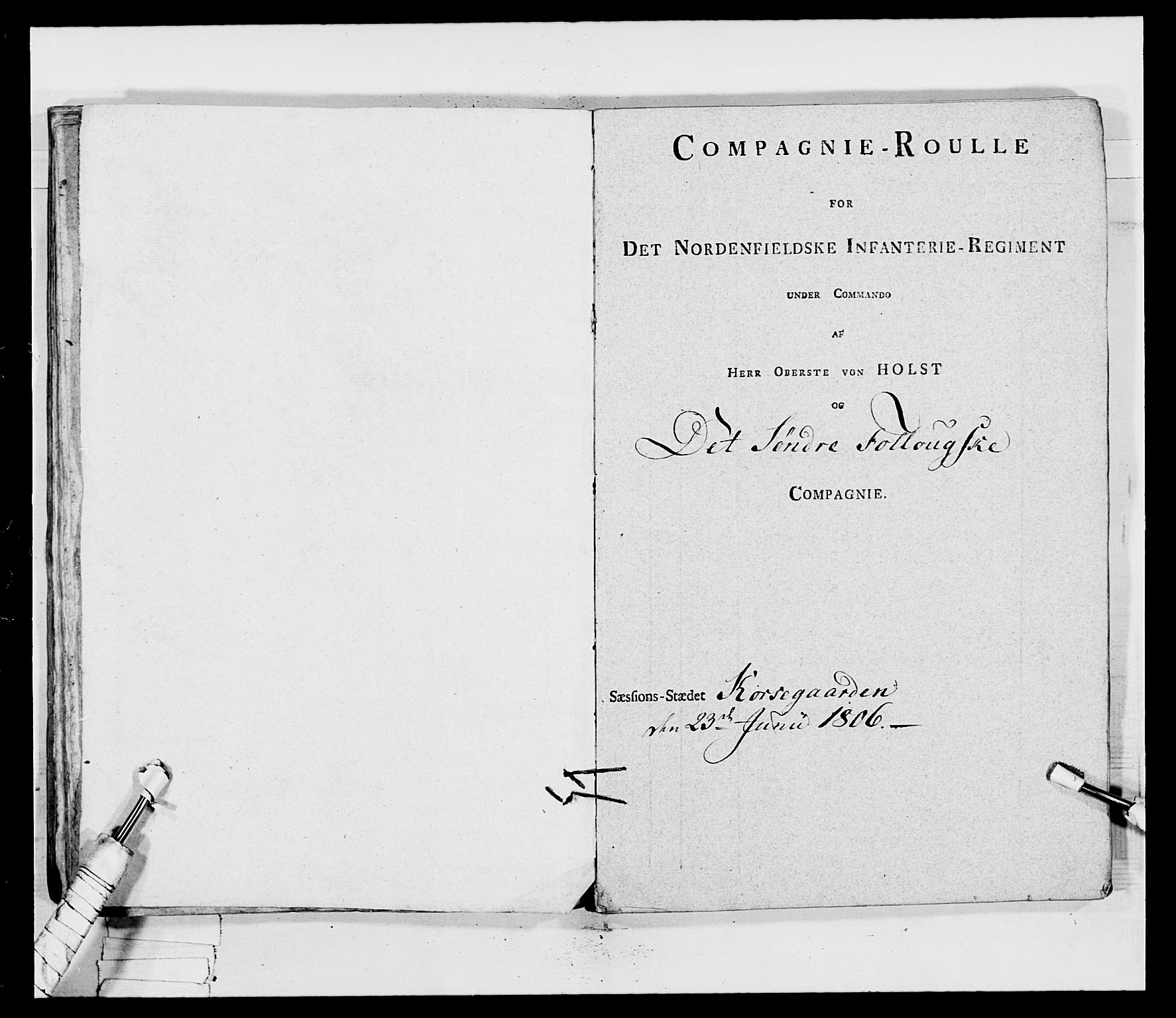 Generalitets- og kommissariatskollegiet, Det kongelige norske kommissariatskollegium, AV/RA-EA-5420/E/Eh/L0032b: Nordafjelske gevorbne infanteriregiment, 1806, s. 410