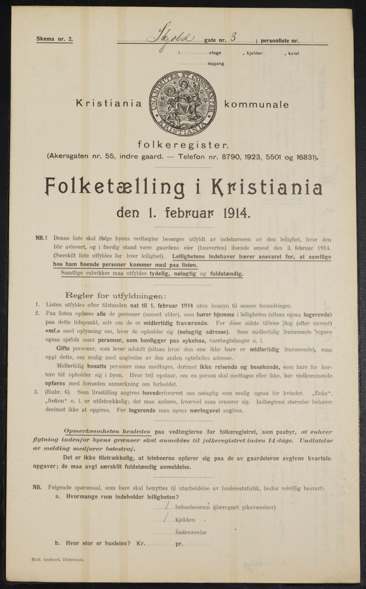 OBA, Kommunal folketelling 1.2.1914 for Kristiania, 1914, s. 96042