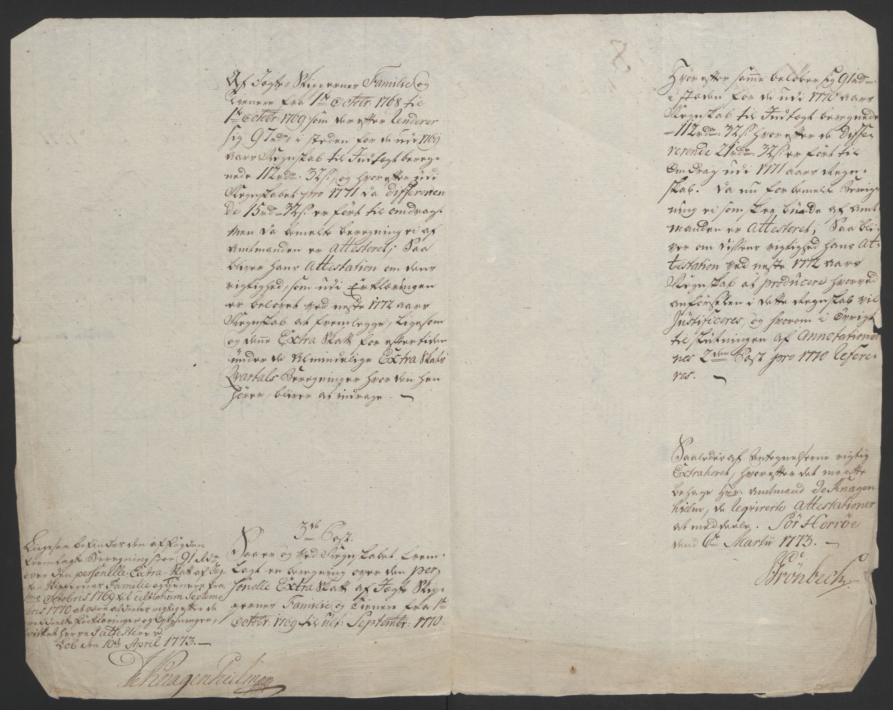 Rentekammeret inntil 1814, Reviderte regnskaper, Fogderegnskap, AV/RA-EA-4092/R65/L4573: Ekstraskatten Helgeland, 1762-1772, s. 655