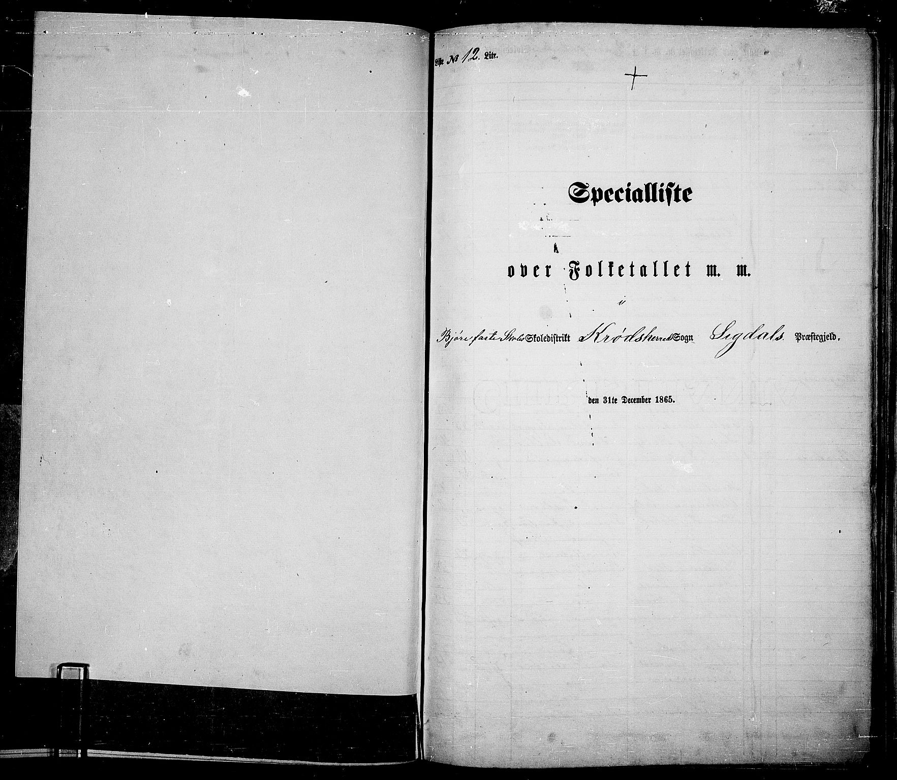 RA, Folketelling 1865 for 0621P Sigdal prestegjeld, 1865, s. 228