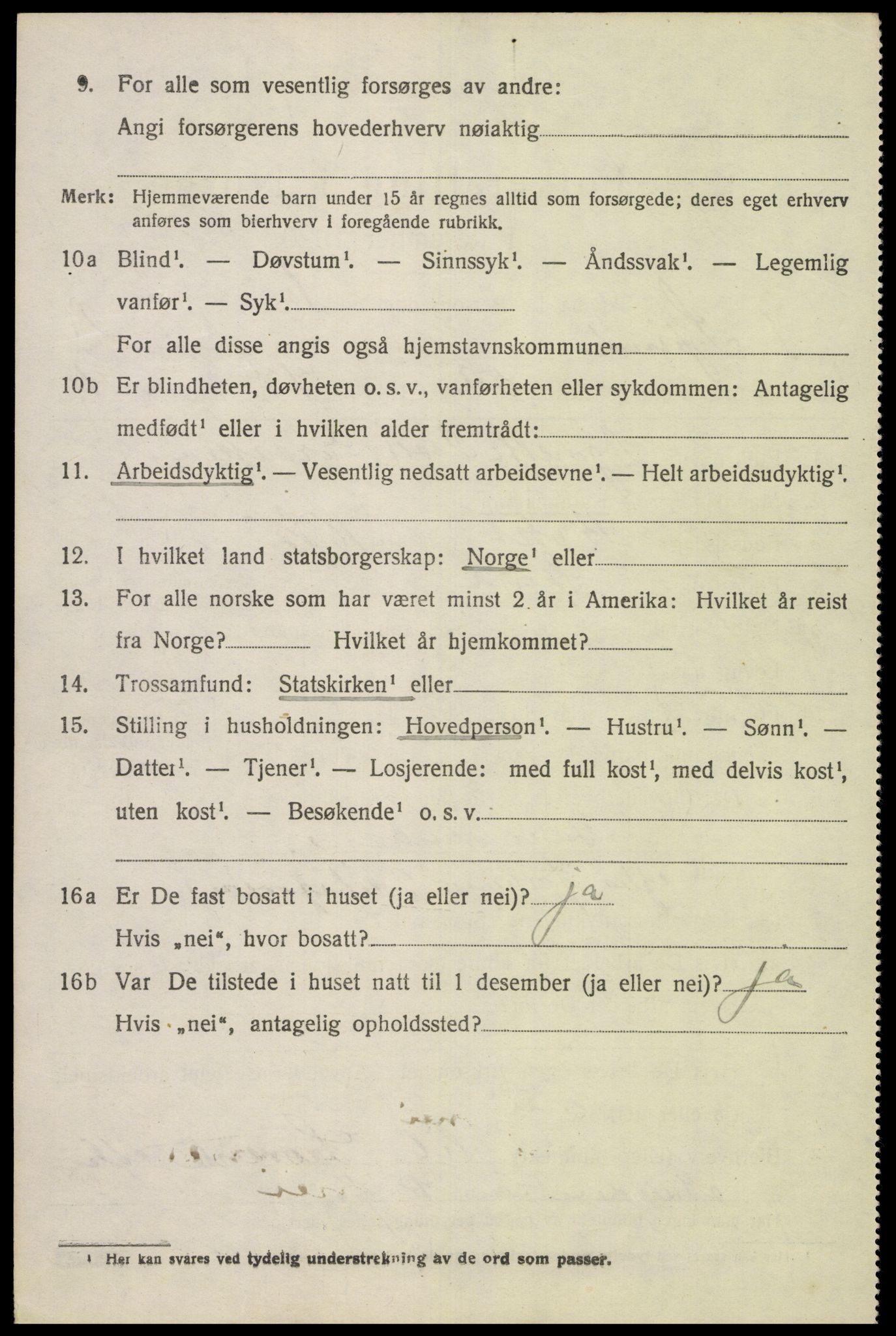 SAK, Folketelling 1920 for 1040 Spind herred, 1920, s. 1614