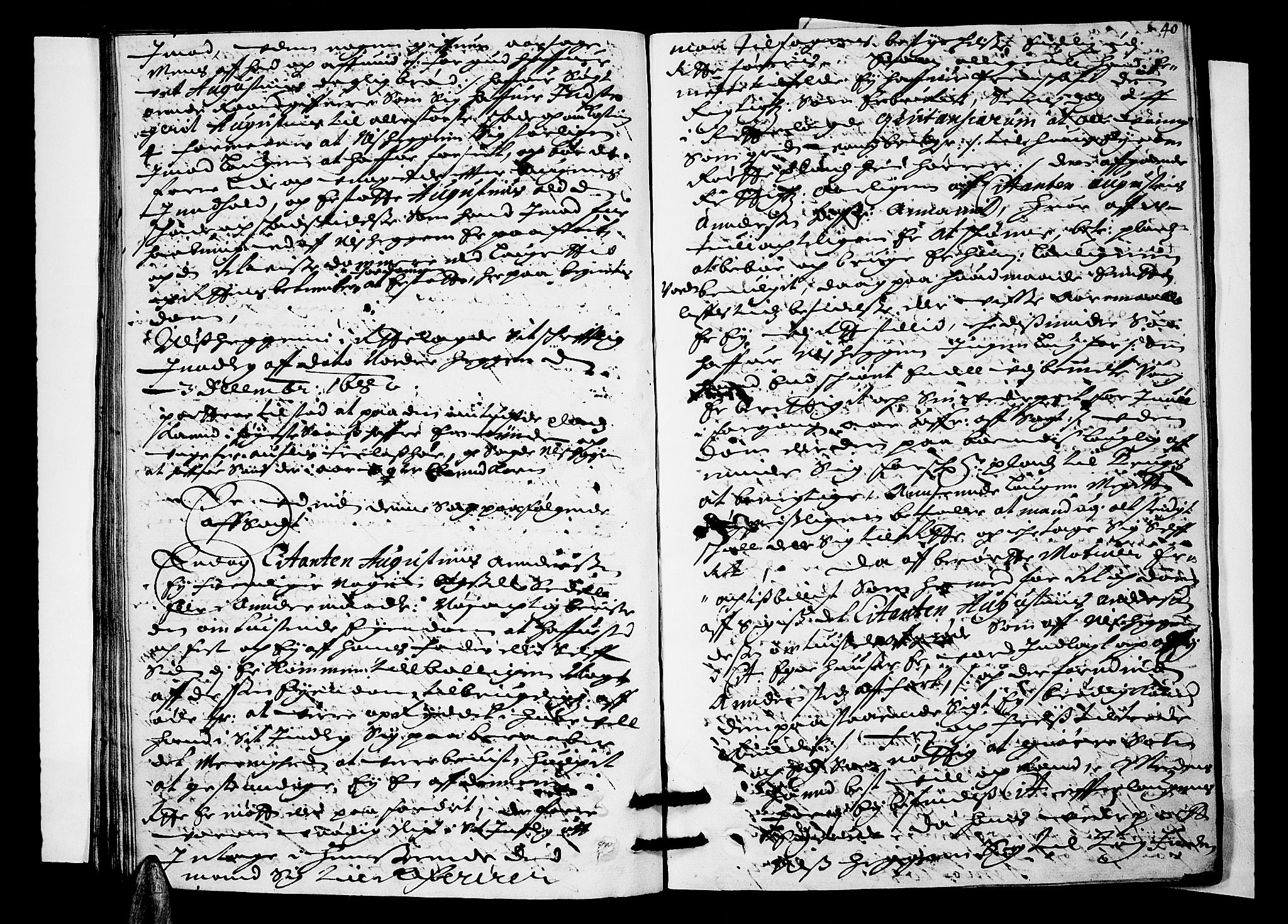 Lier, Røyken og Hurum sorenskriveri, SAKO/A-89/F/Fa/L0021: Tingbok, 1680, s. 40