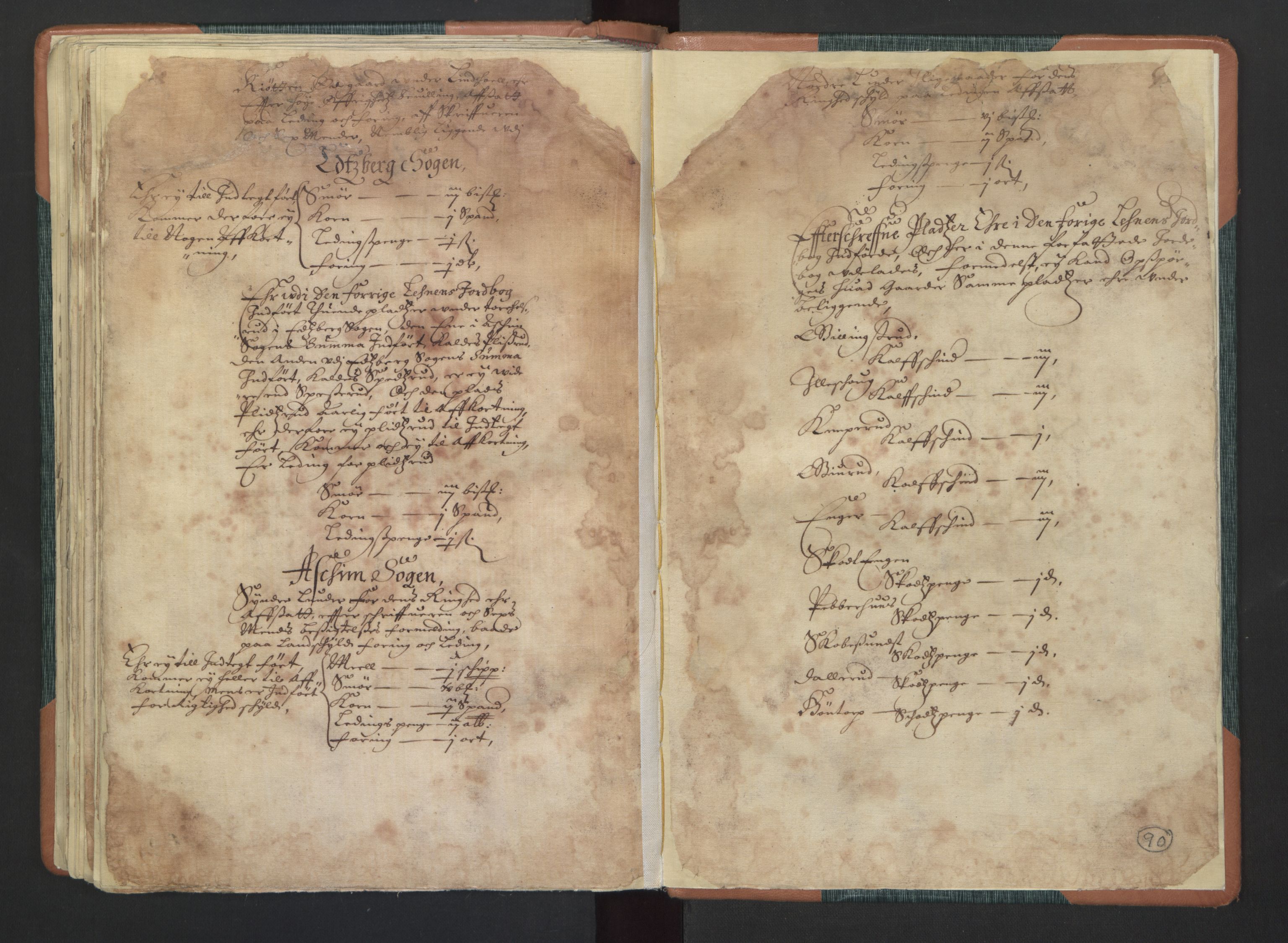 Rentekammeret inntil 1814, Realistisk ordnet avdeling, AV/RA-EA-4070/L/L0002/0002: Fredrikstad lagdømme: / Jordebok for Heggen og Frøland len. April-mai 1661, 1661, s. 89b-90a