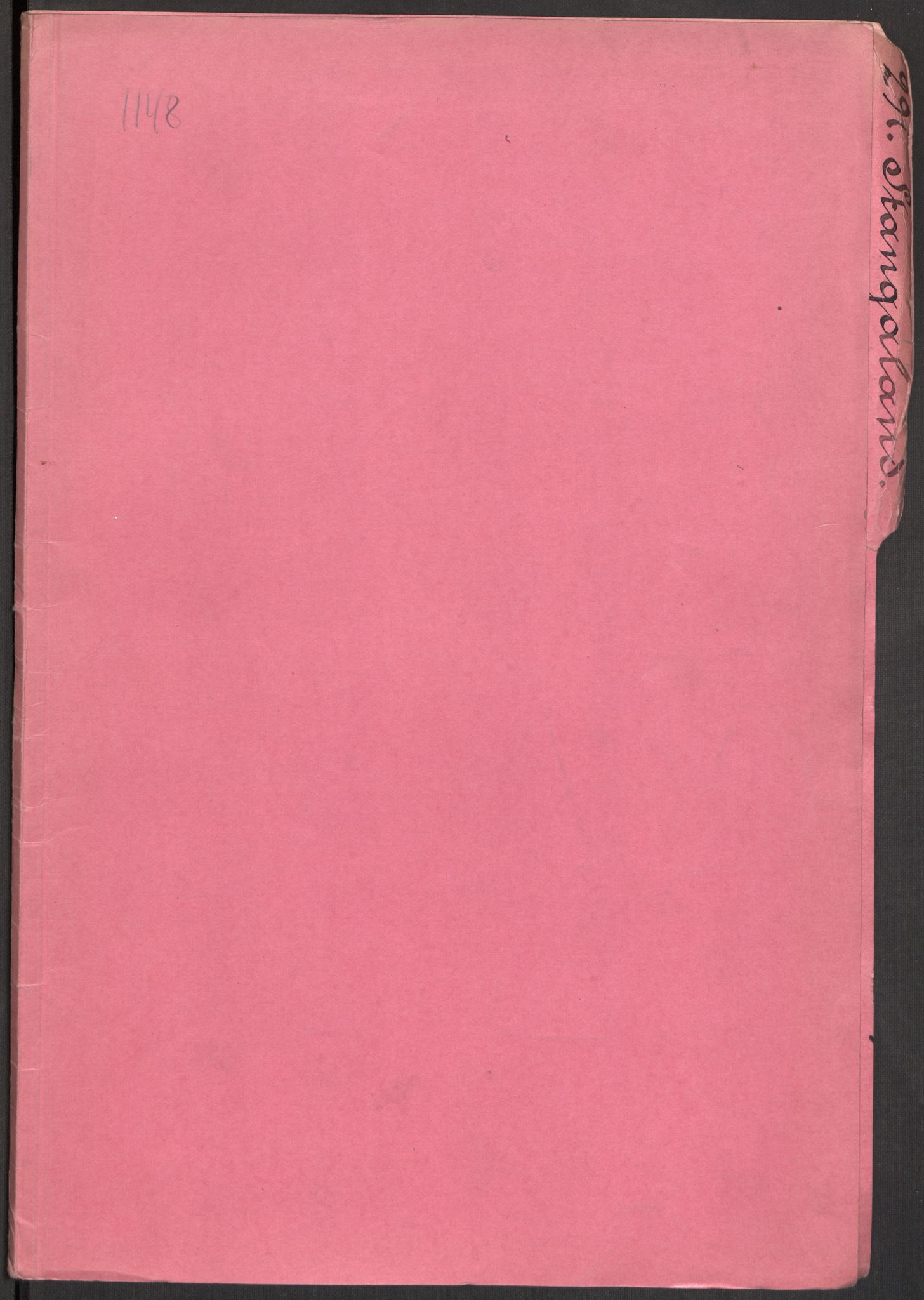 SAST, Folketelling 1920 for 1148 Stangaland herred, 1920, s. 1