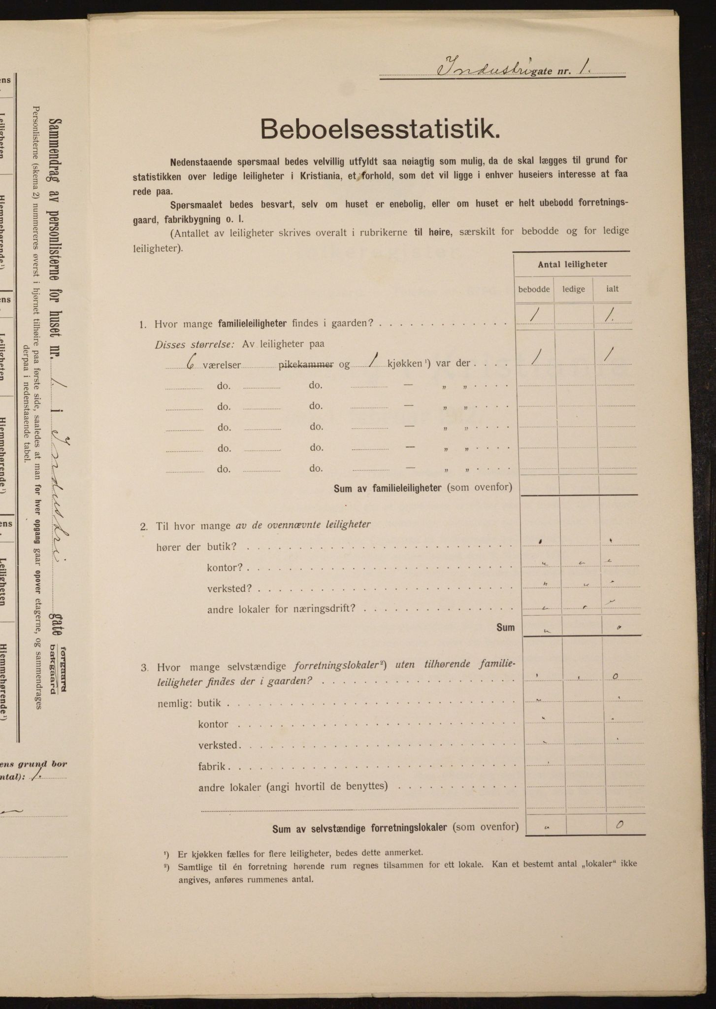 OBA, Kommunal folketelling 1.2.1912 for Kristiania, 1912, s. 43554