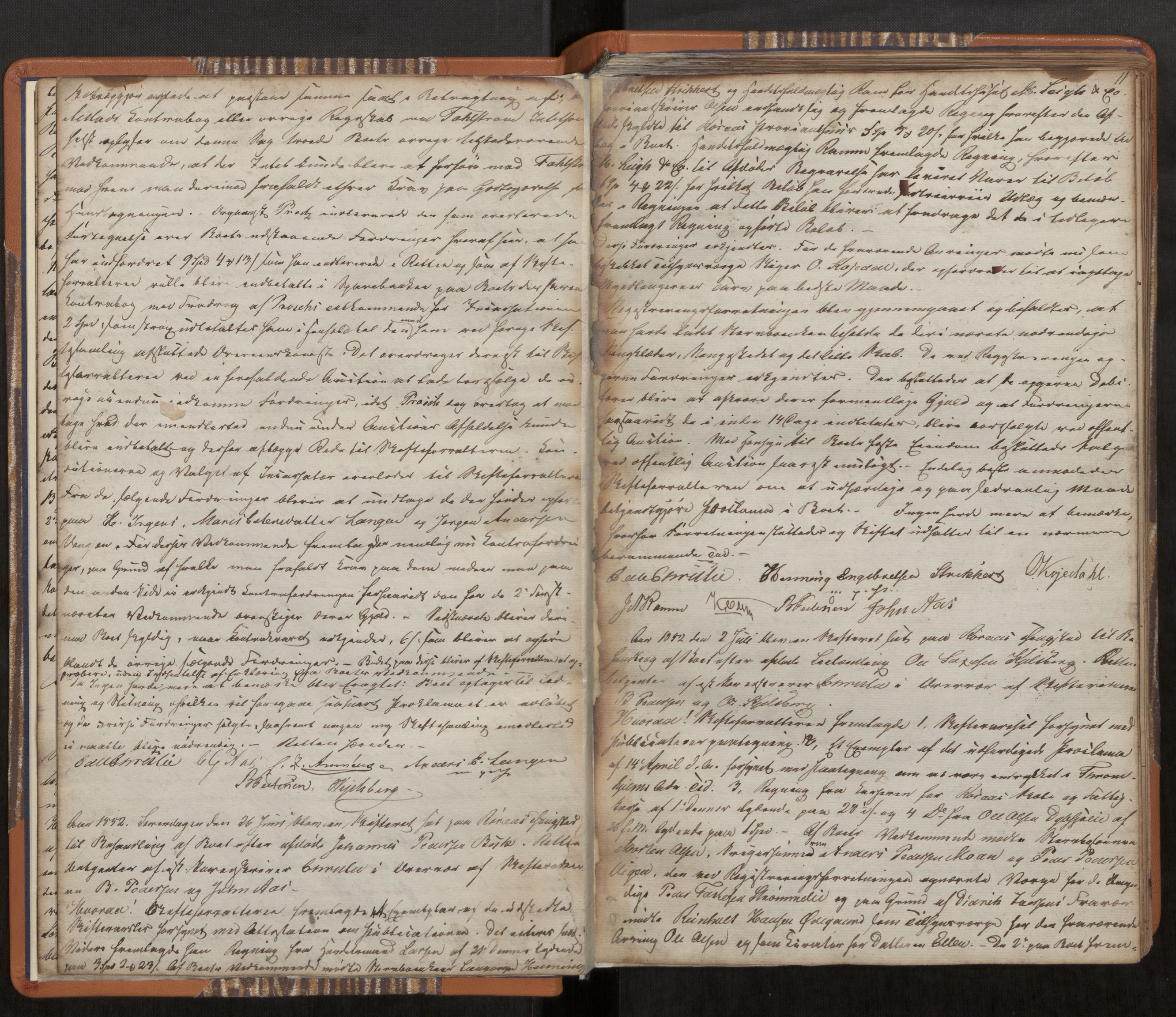 Røros sorenskriveri, AV/SAT-A-0023/3/3B/L0002: Skifteforhandlingsprotokoll, 1851-1874, s. 11