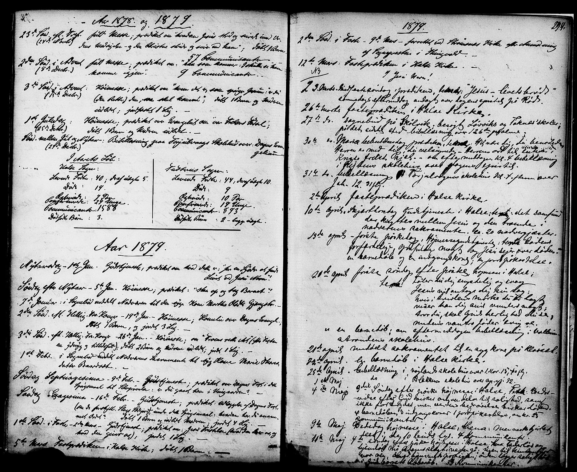 Ministerialprotokoller, klokkerbøker og fødselsregistre - Møre og Romsdal, AV/SAT-A-1454/576/L0884: Ministerialbok nr. 576A02, 1865-1879, s. 294