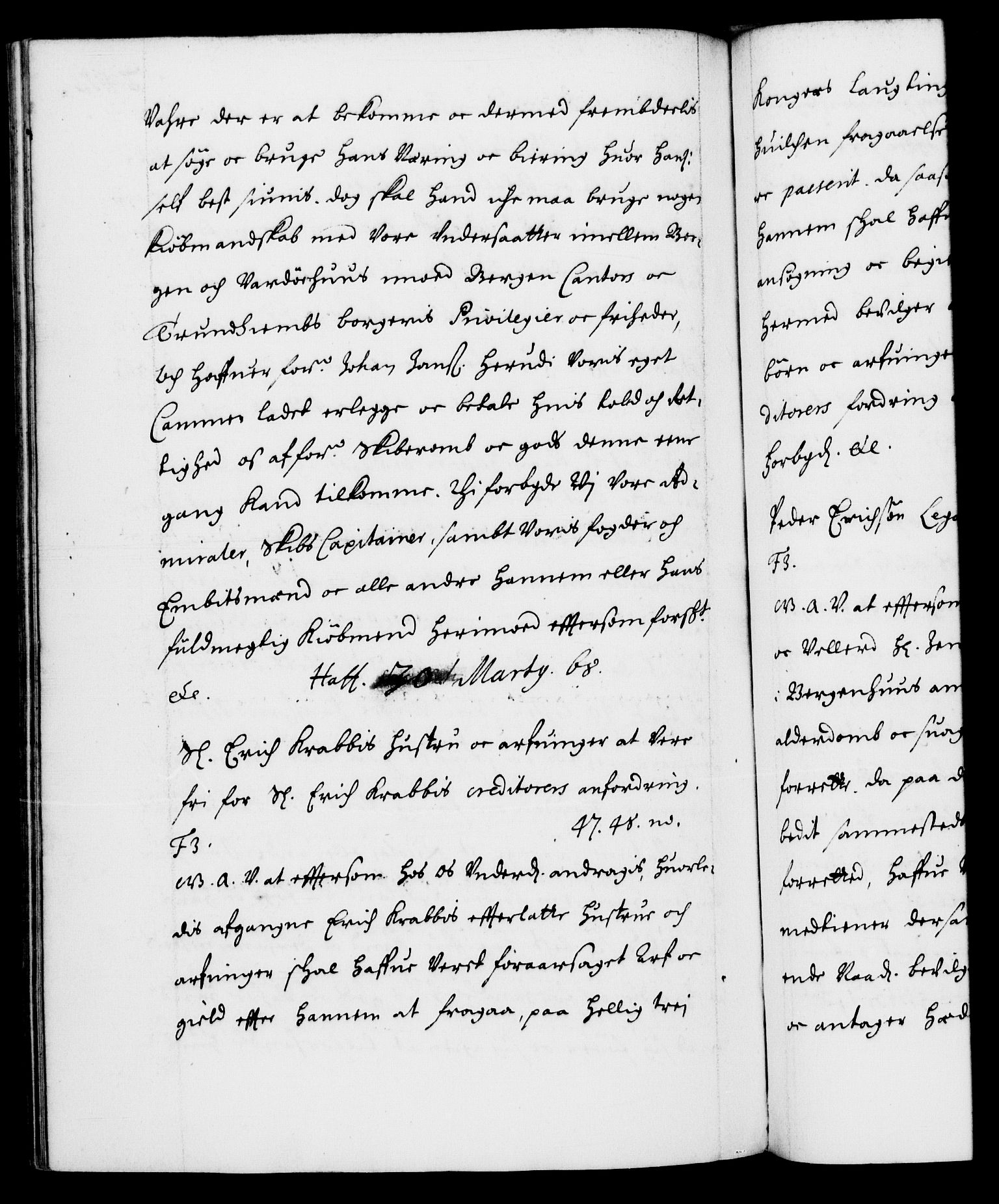 Danske Kanselli 1572-1799, RA/EA-3023/F/Fc/Fca/Fcaa/L0010: Norske registre (mikrofilm), 1660-1670, s. 741b
