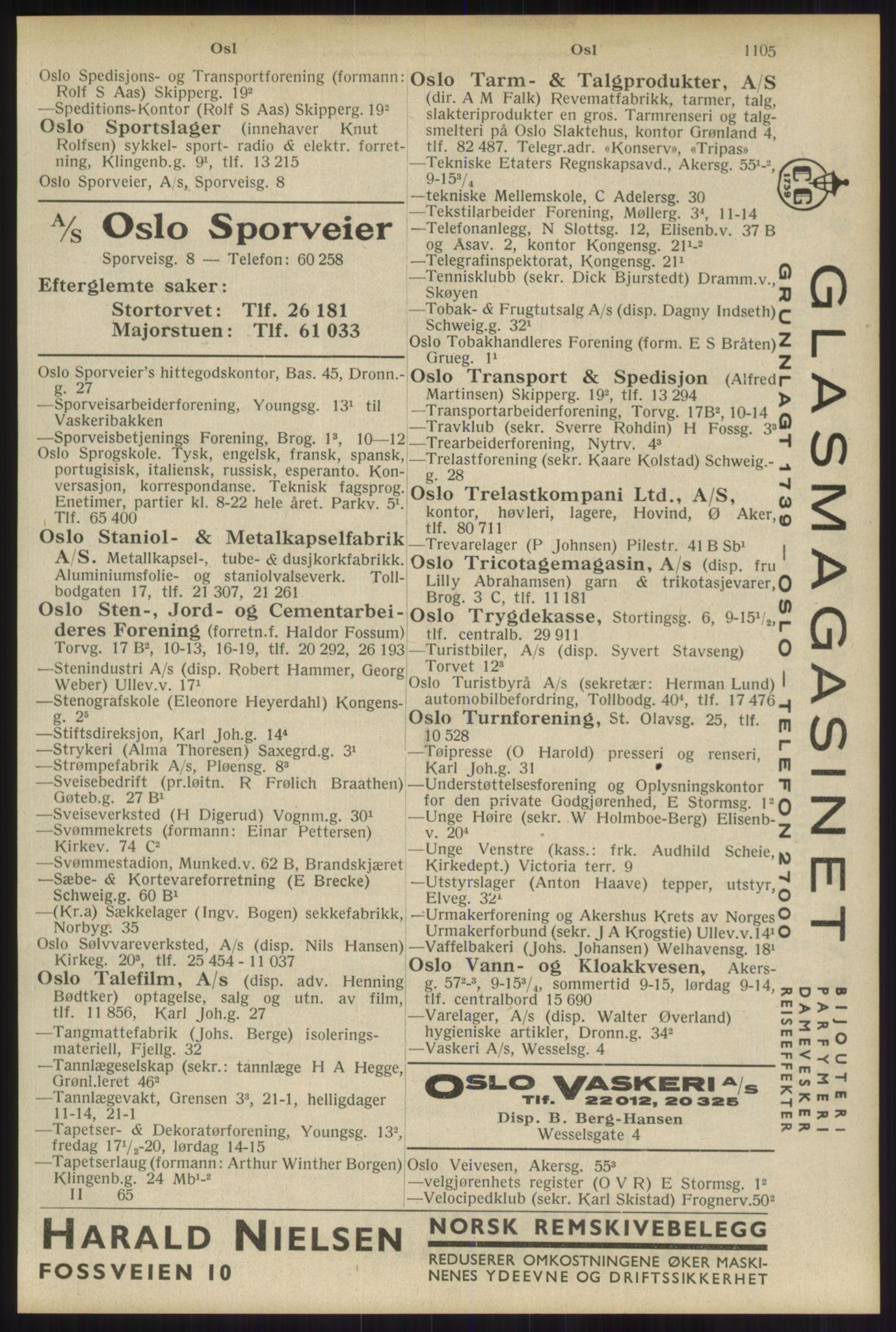 Kristiania/Oslo adressebok, PUBL/-, 1934, s. 1105