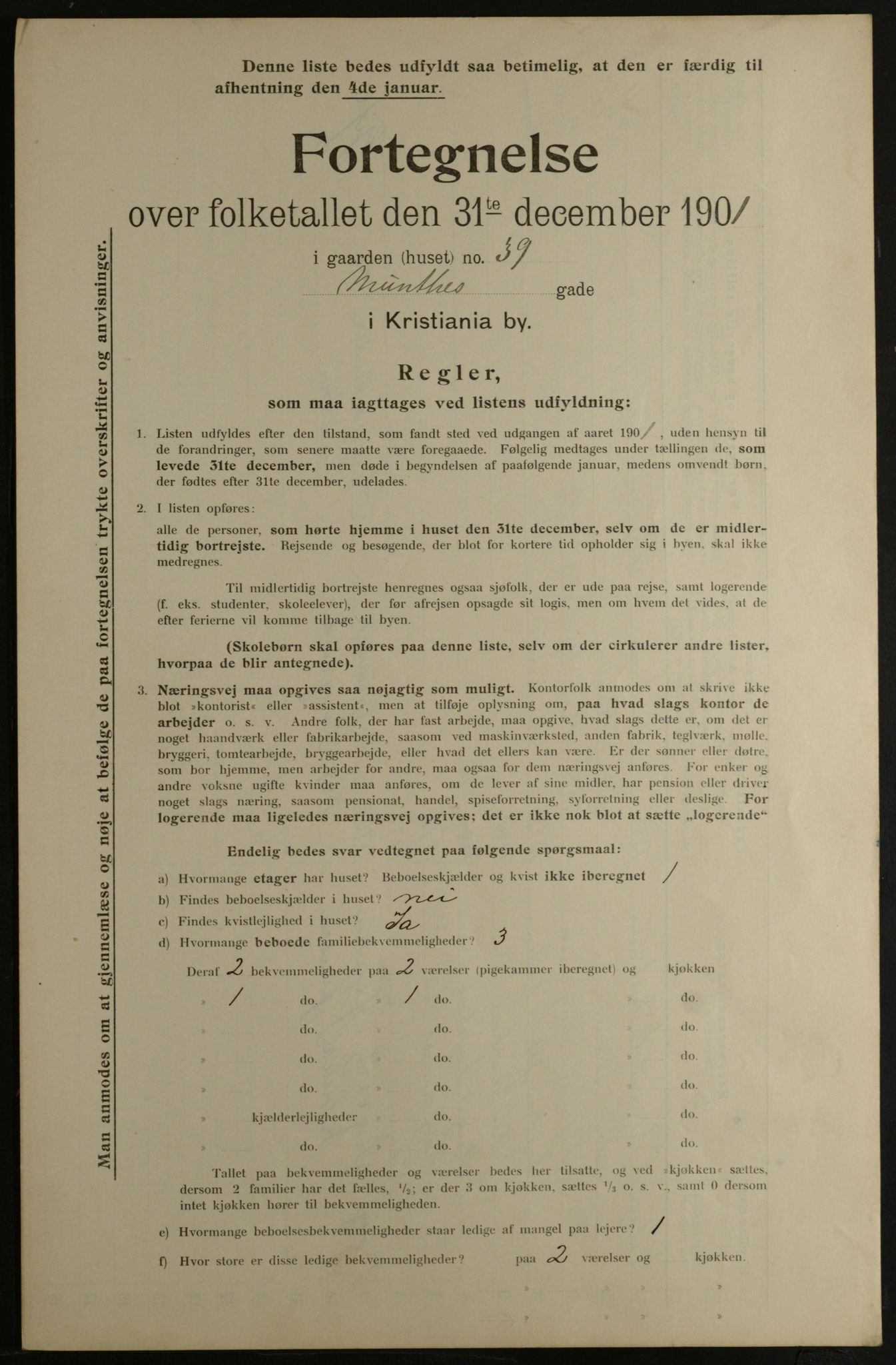 OBA, Kommunal folketelling 31.12.1901 for Kristiania kjøpstad, 1901, s. 10460